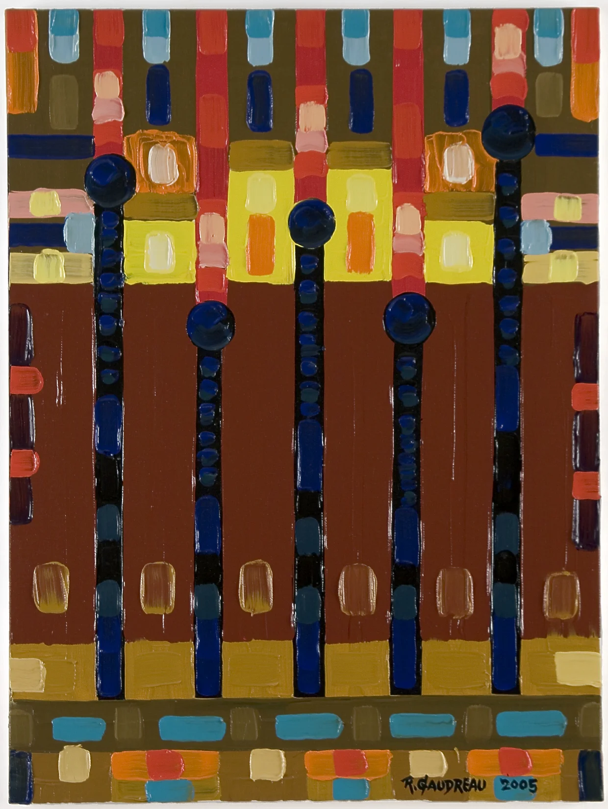 Nails 2005 oil on canvas 20 x 16 inches