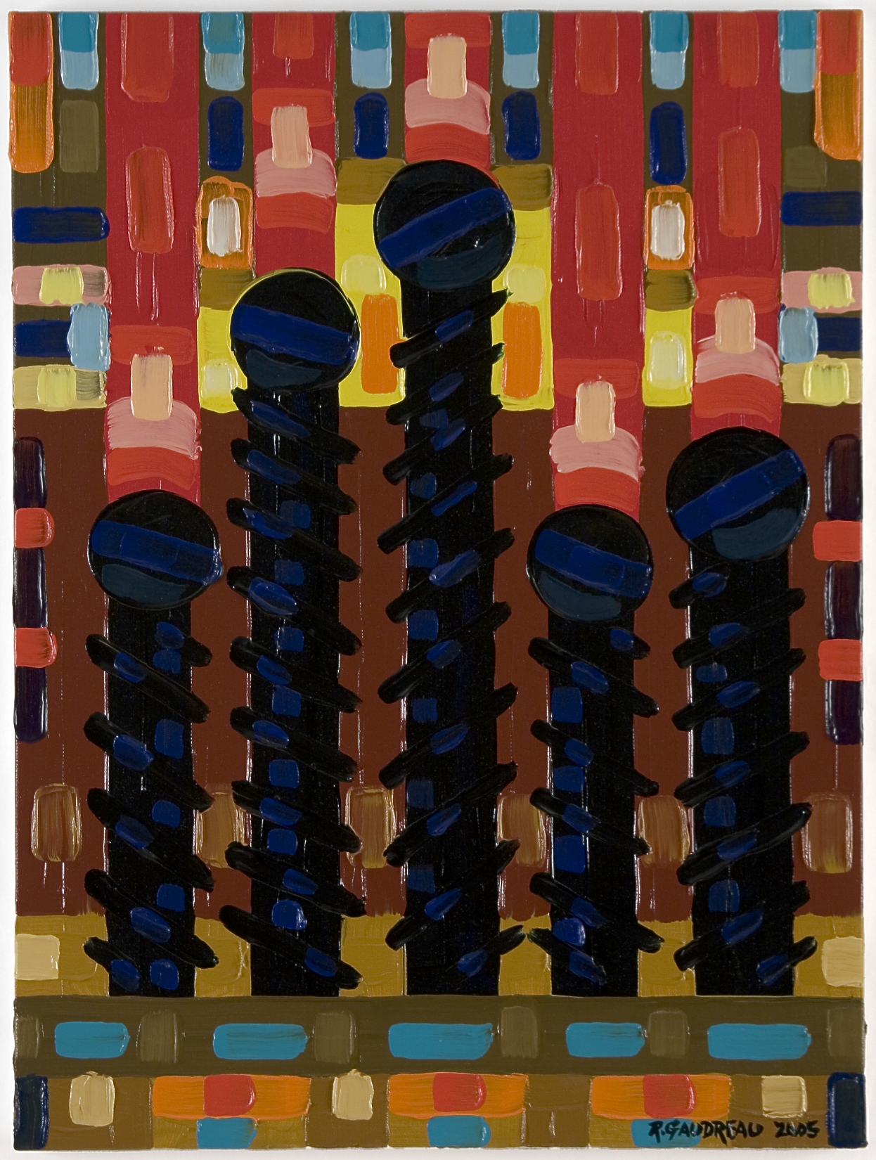 Screws 2005 oil on canvas 20 x 16 inches