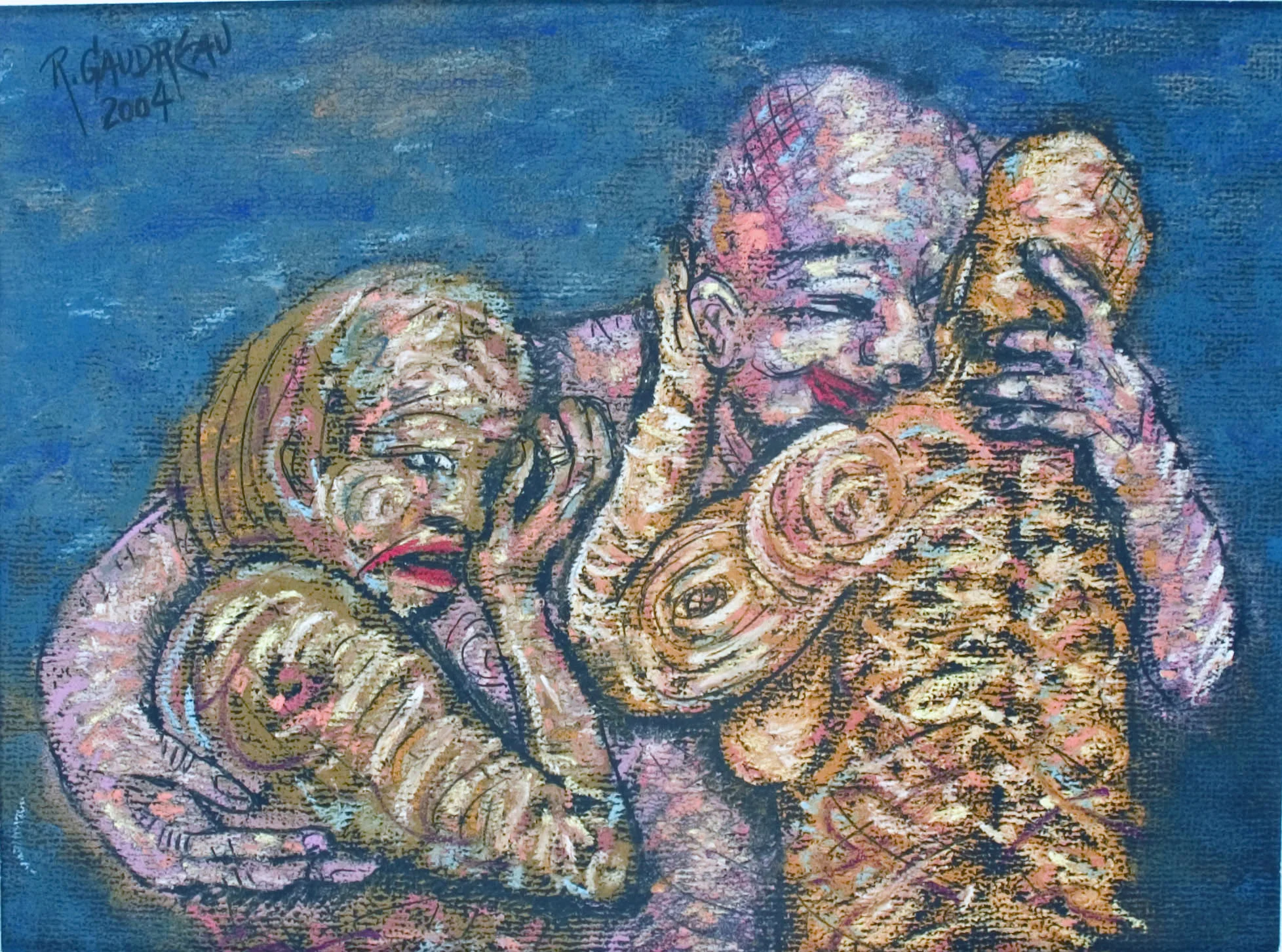 Homecoming 2004 pastel, charcoal on paper 9 x 12 inches