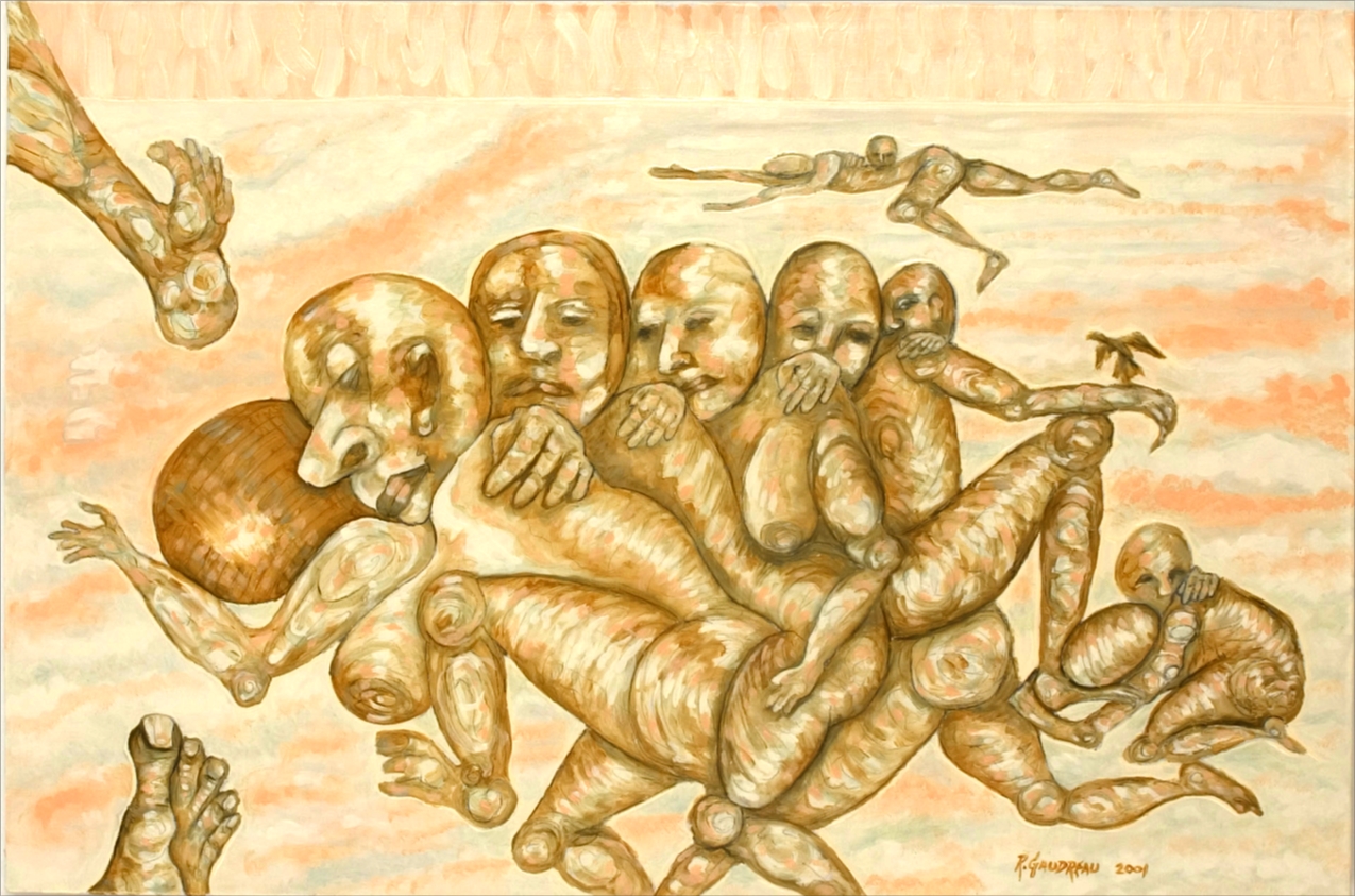 Nap 2001 oil on linen 24 x 36 inches