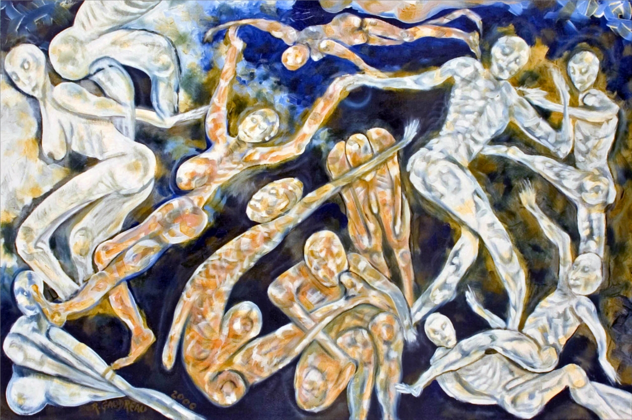 Fetish 2000 oil on canvas 24 x 36 inches
