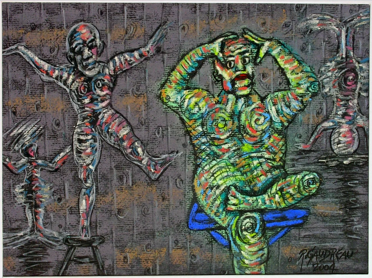 Lunacy 2004 pastel, charcoal on paper 9 x 12 inches