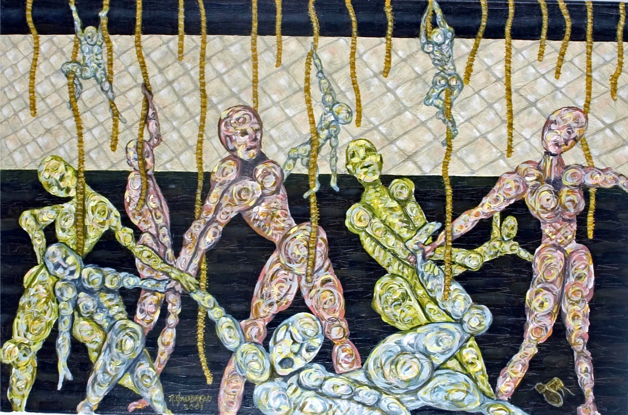 Pathetic 2001 oil on linen 24 x 36 inches