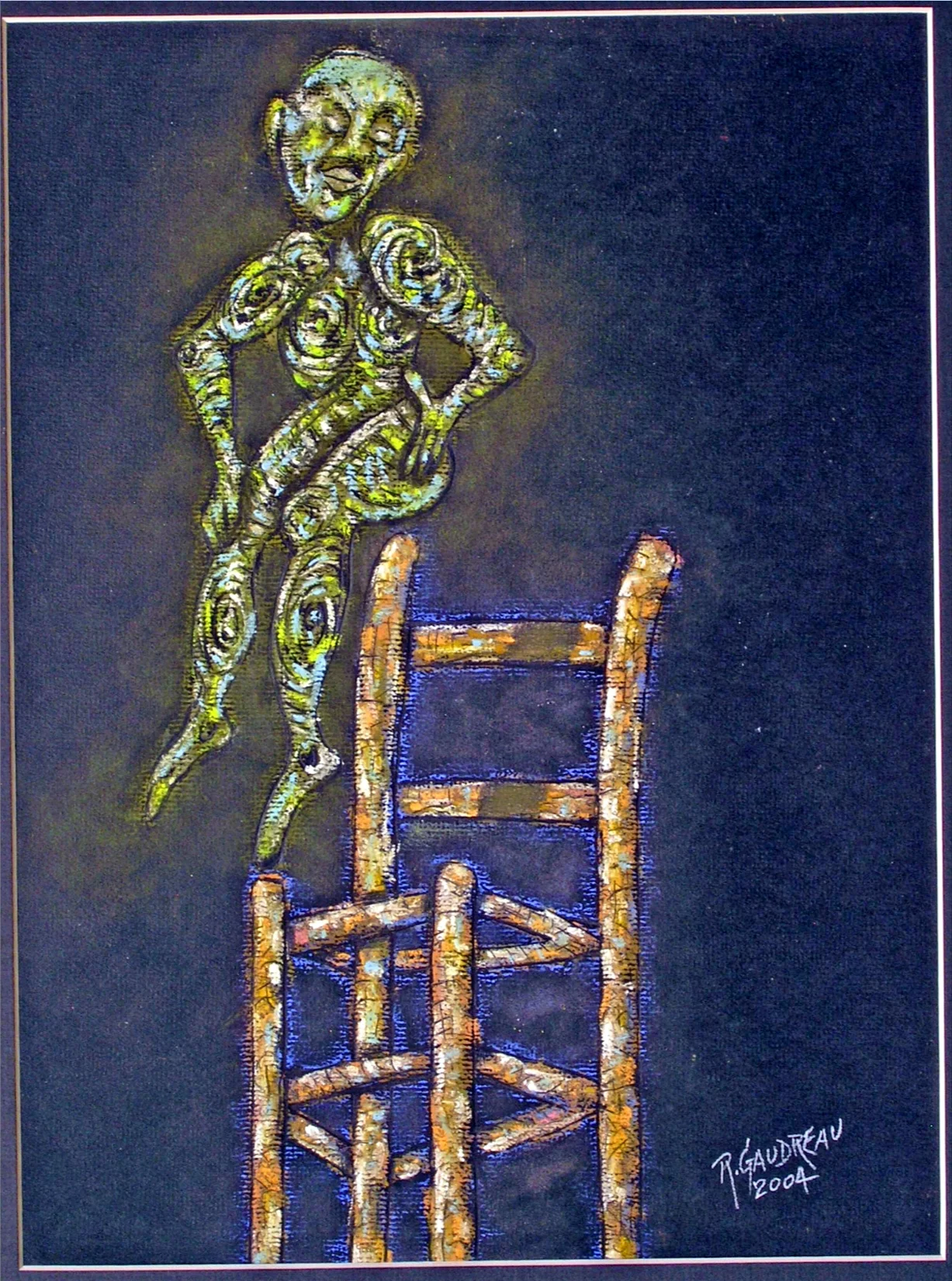 Whimsical 2004 pastel, charcoal on paper 12 x 9 inches