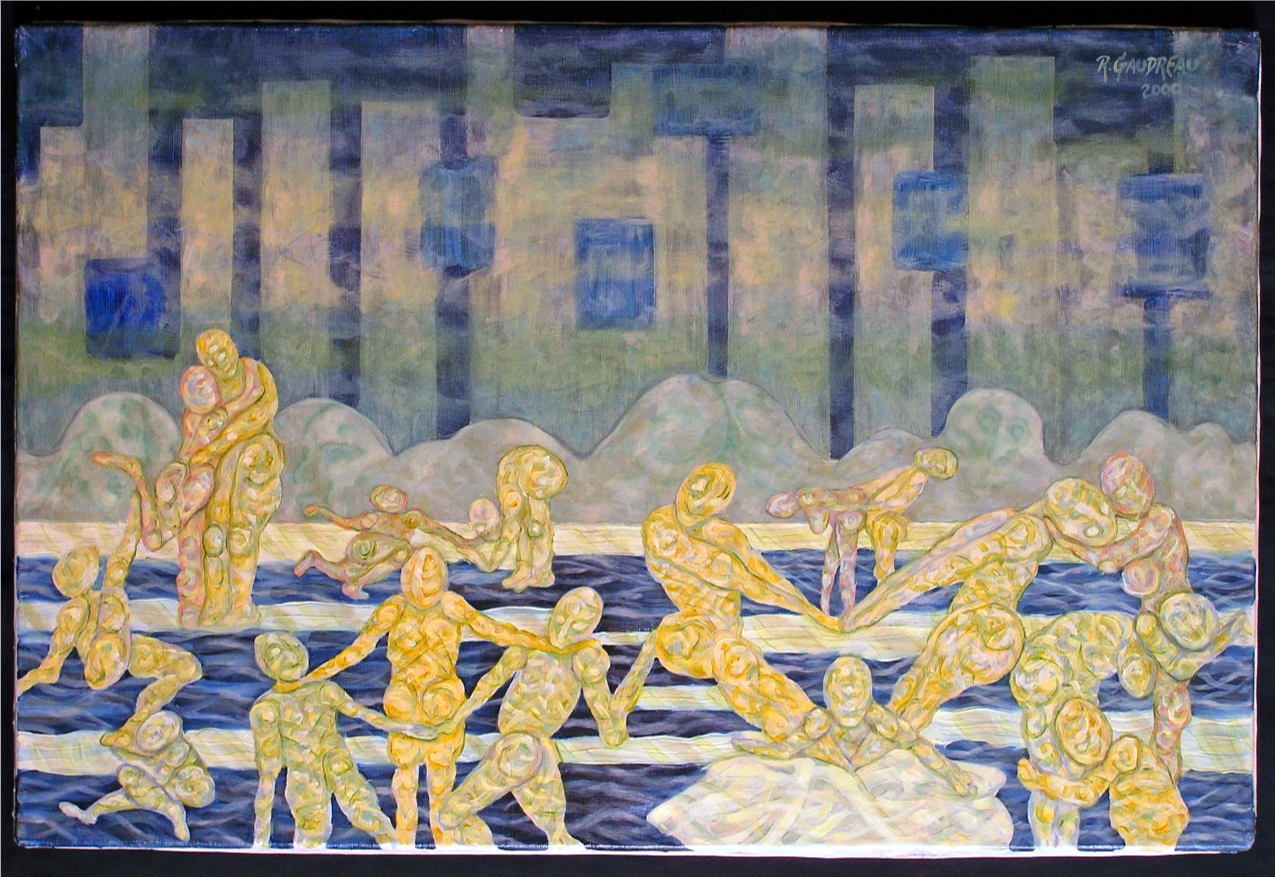 Reunion 2001 oil on linen 24 x 36 inches