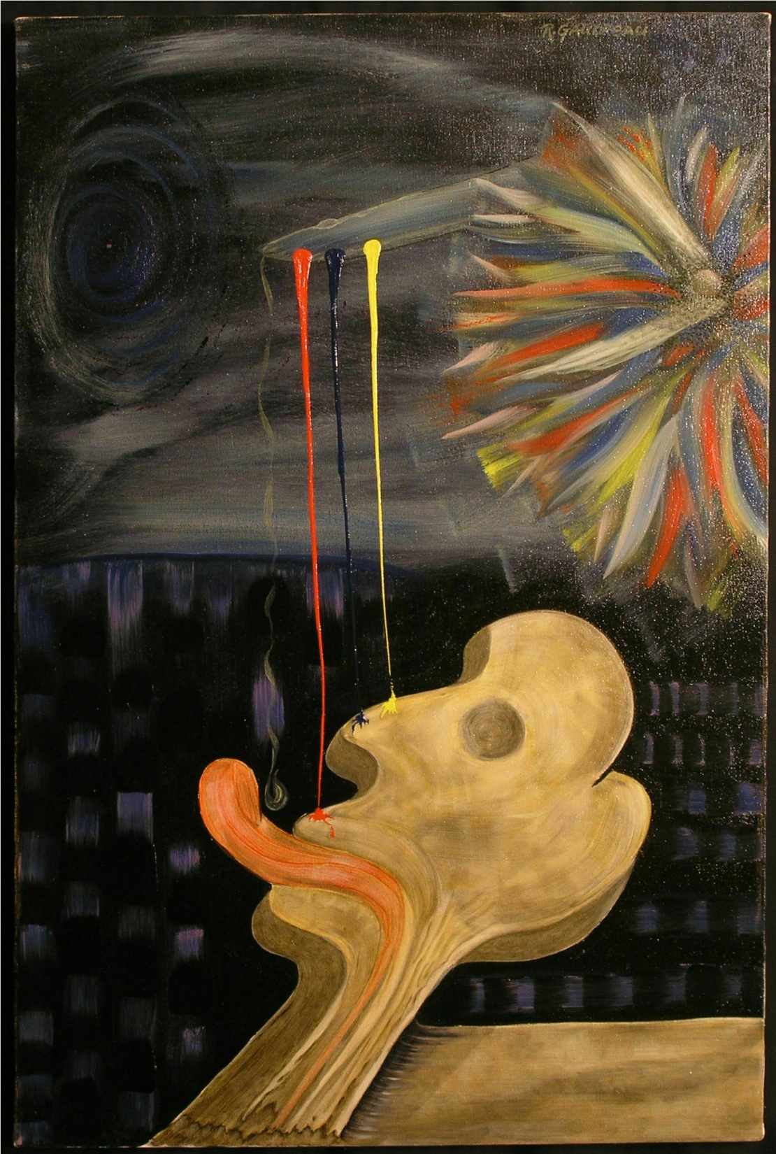 Appetite for Painting 1997 oil on canvas 30 x 20 inches
