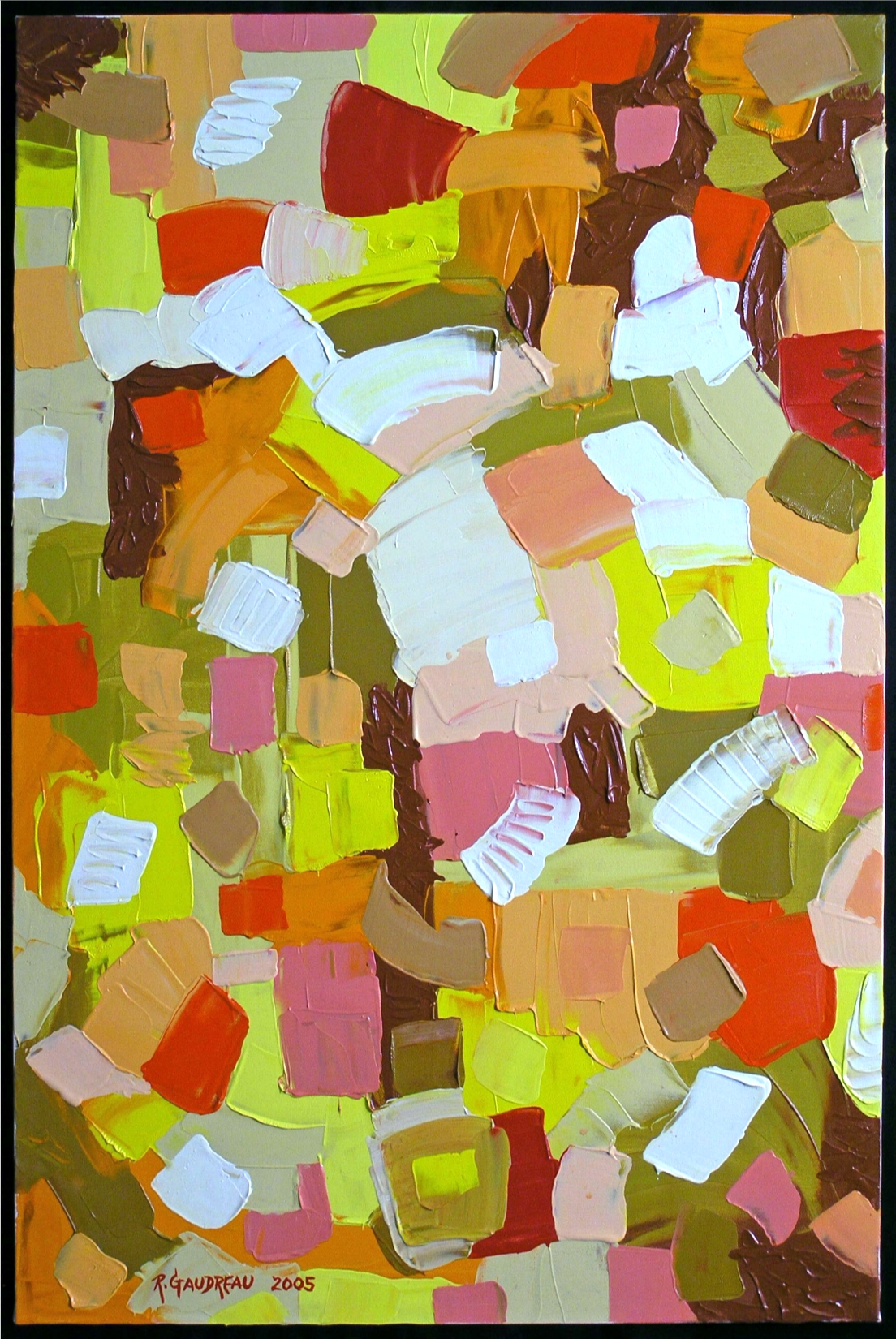 Blood Flesh and Bone 2005 oil on canvas 36 x 24 inches