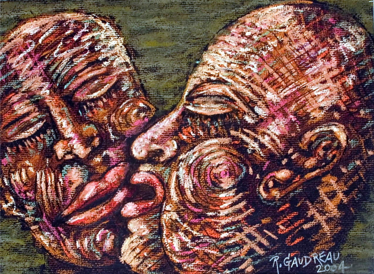 Nibble 2004 pastel, charcoal on paper 9 x 12 inches