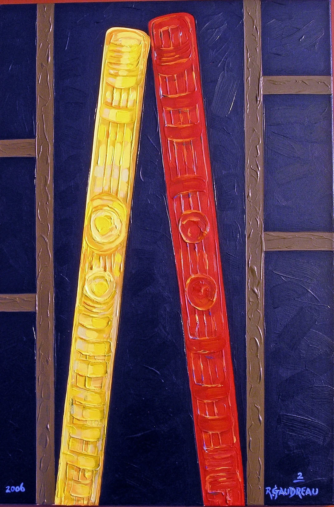 2 Books 2006 oil on canvas 36 x 24 inches