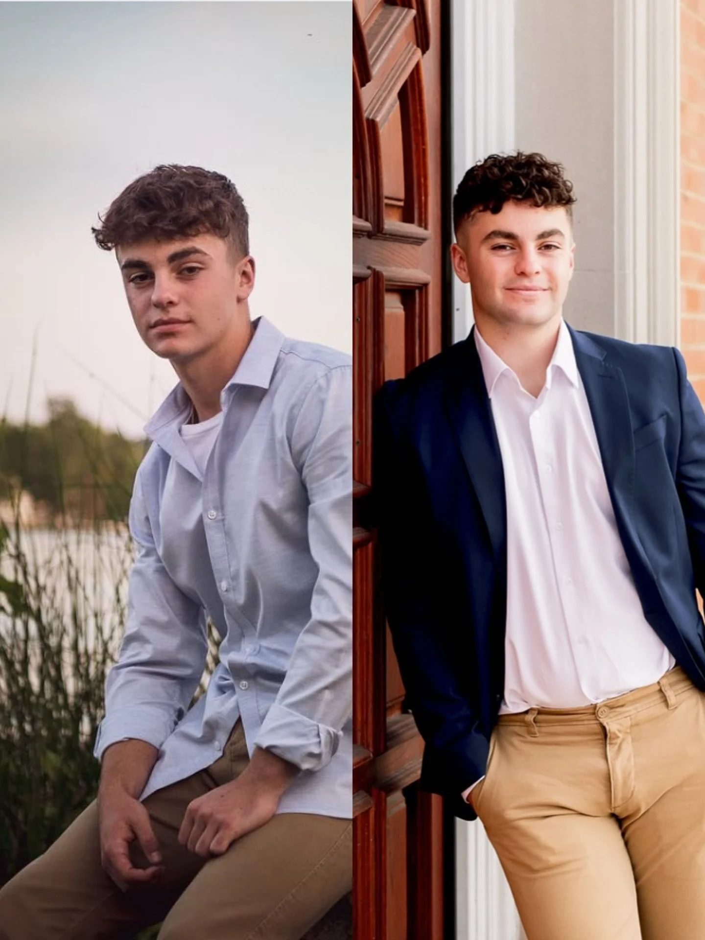 How it started ➝ senior photos in high school How it&rsquo;s going ➝ graduating from Siena University today 

Getting to photograph these milestones years apart is one of the coolest parts of this job. Wishing you all the best of luck in  everything 