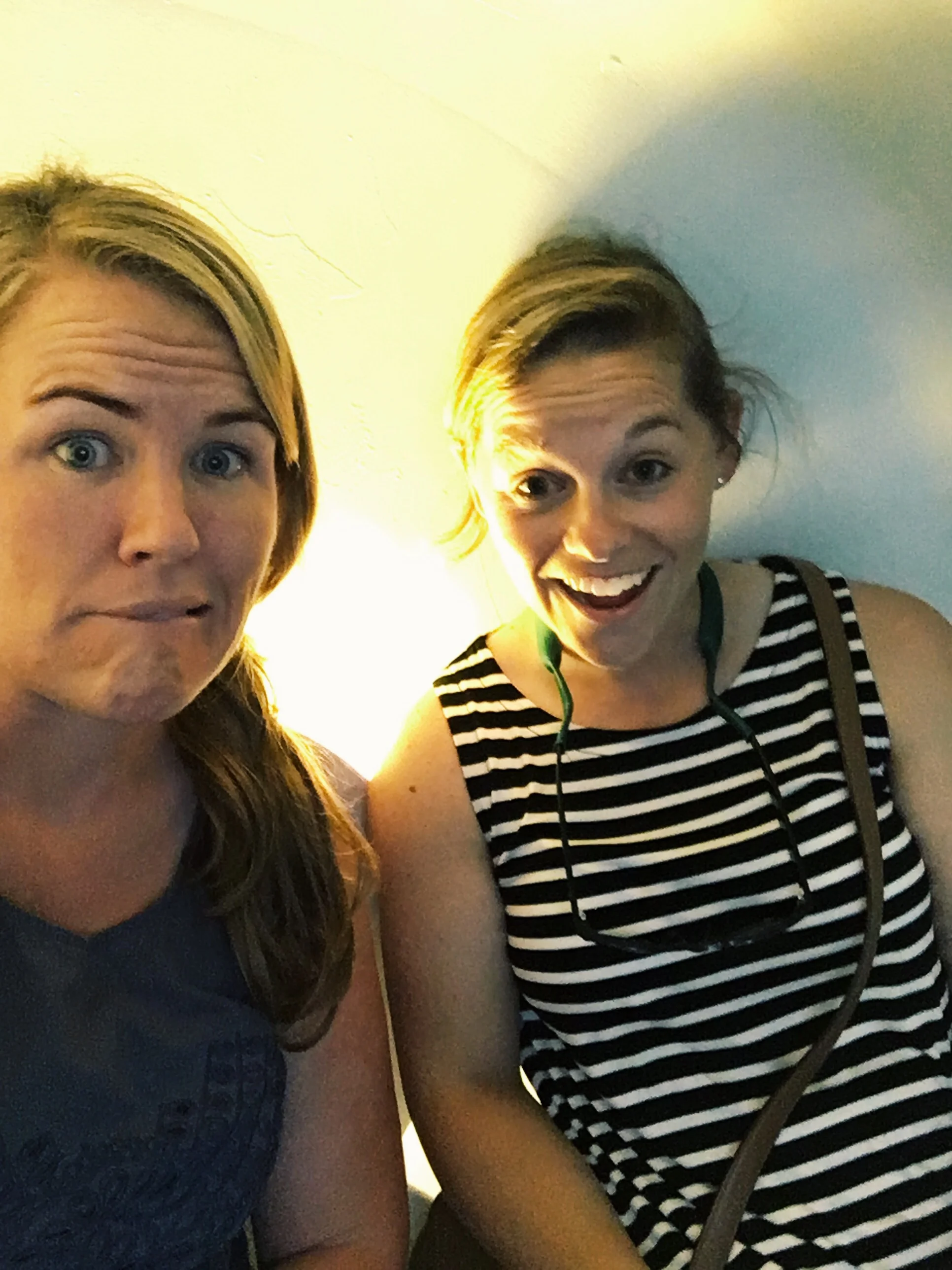  Pod life. Not one for selfies, but it seemed appropriate to snap one in our elevator pod. &nbsp; 