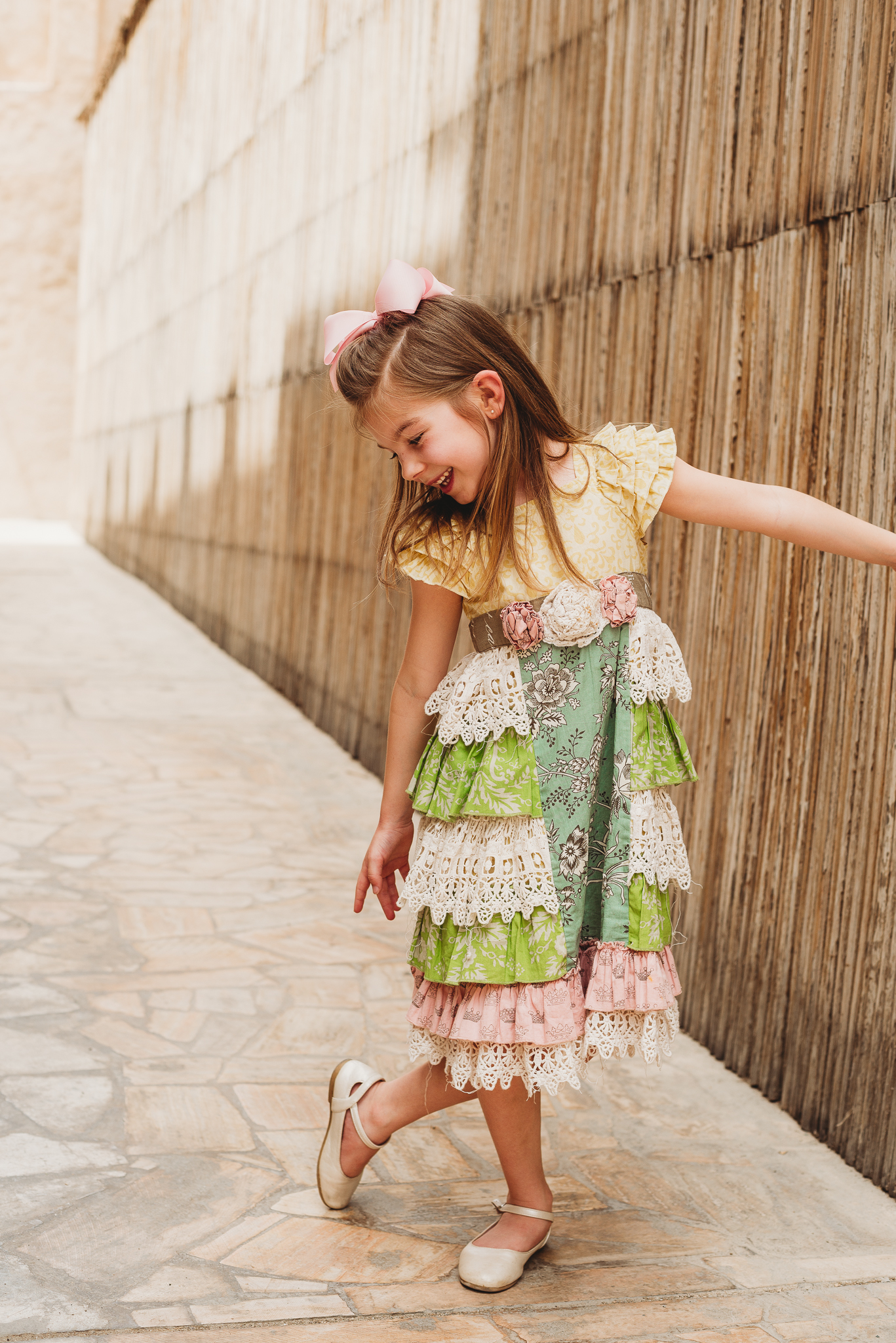 She took the opportunity to show off her ballet every chance she got...