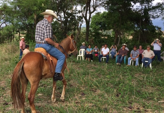 Sam speaks to the group how horses can teach us about God.