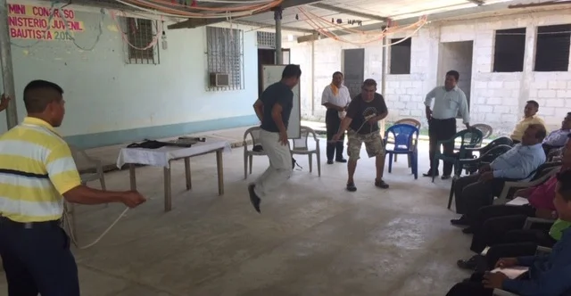Nothing like jumping rope to get the blood pumping!