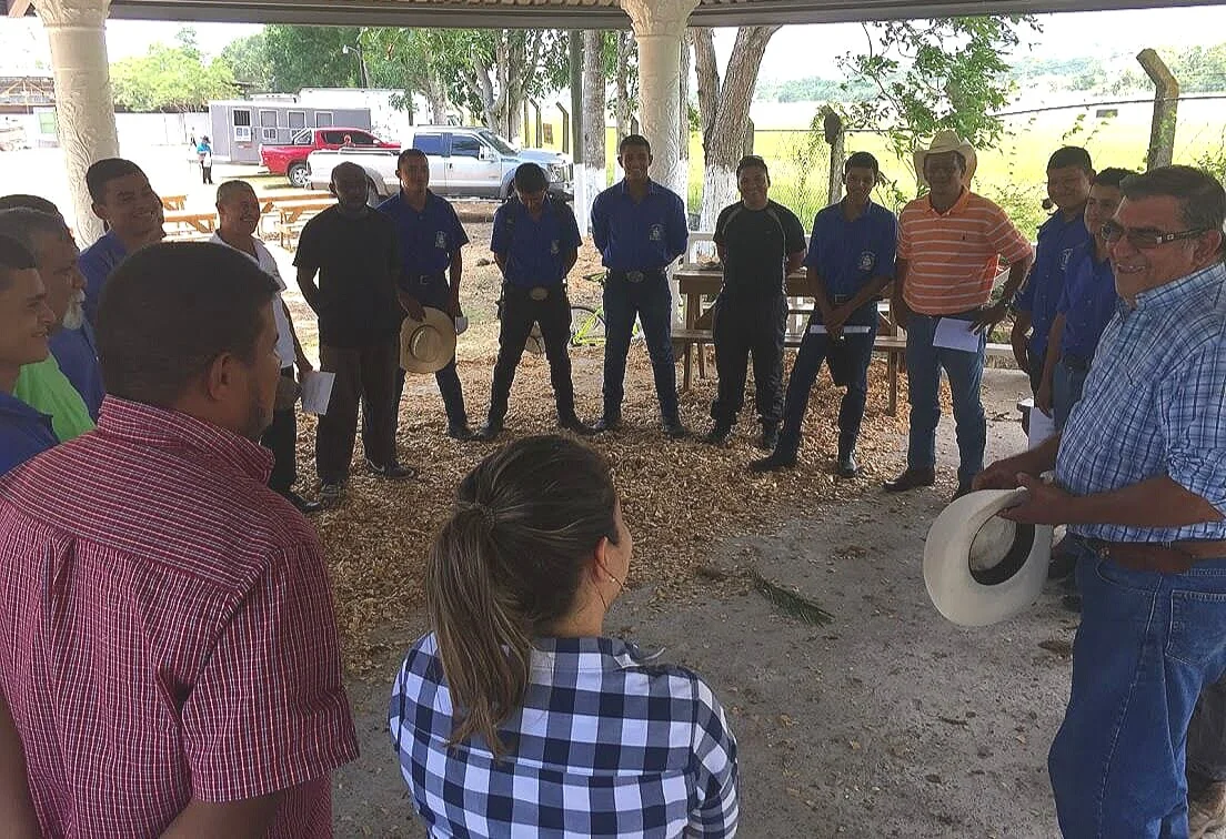 This is my favorite picture. After the skit and the testimonies, it was time to pray, and here Cesar was tying it all together to invite those who wanted to do so, to pray to receive Christ and have His brand seared on their lives. A moment later, all eagerly did so as Frank led them phrase by phrase to pray a prayer of salvation. After hugs and high fives, we walked away understanding we were now family. Please pray for this new group of spiritual friends!