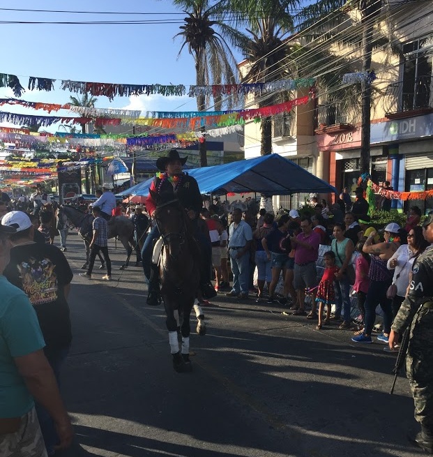 On the Saturday of the week of the fair, about a mile stretch of downtown La Ceiba, Honduras, was lined with thousands of people gathering to celebrate the annual fair and rodeo.