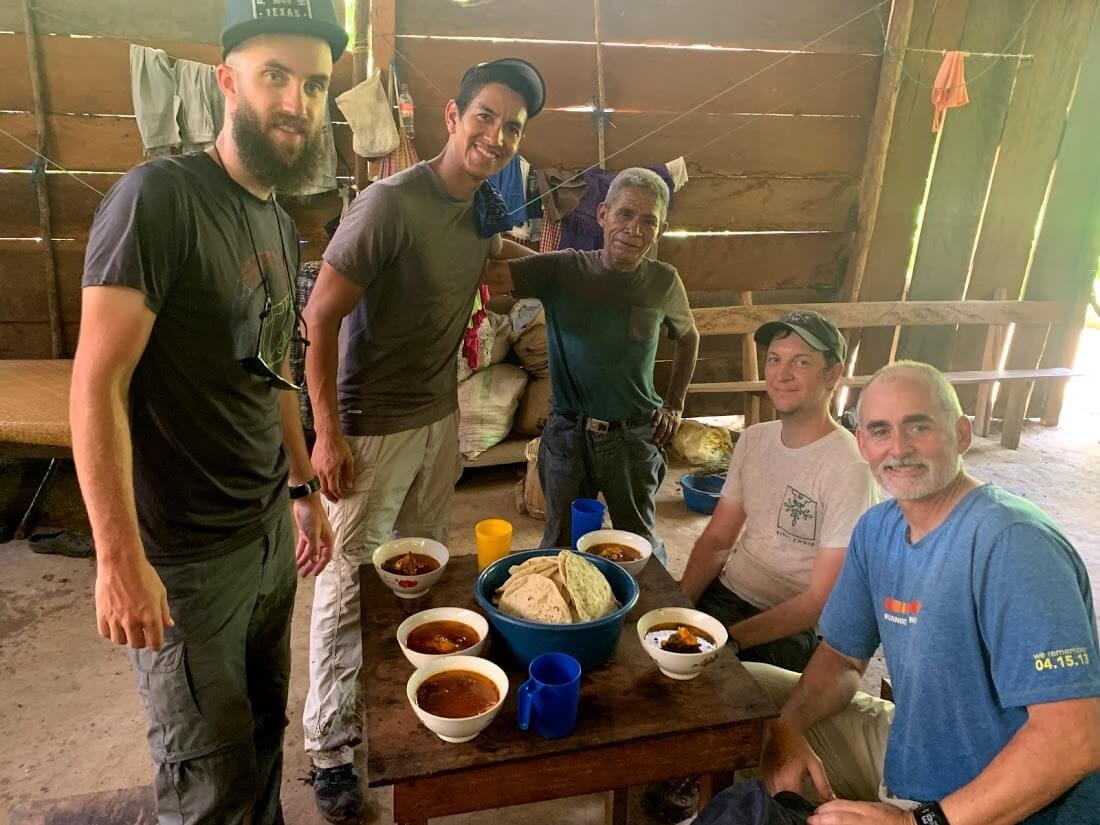 In Ochul Choch, Pedro and his family share a meal of the spicy chili soup with us.
