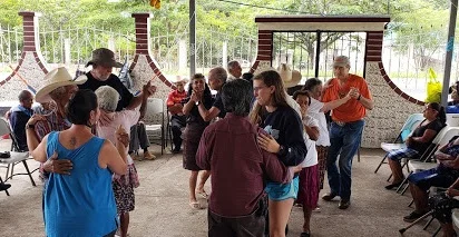 At a seniors center near Quesada, Guatemala, we were called upon to dance with the men and women as Cesar served as the DJ—playing some of their favorite songs from their youth.