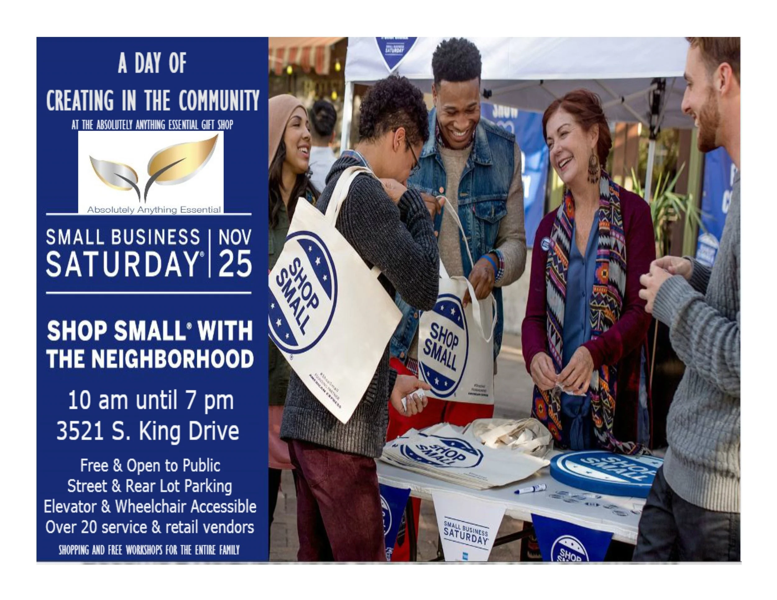 Small Business Saturday:  Creating in the Community!