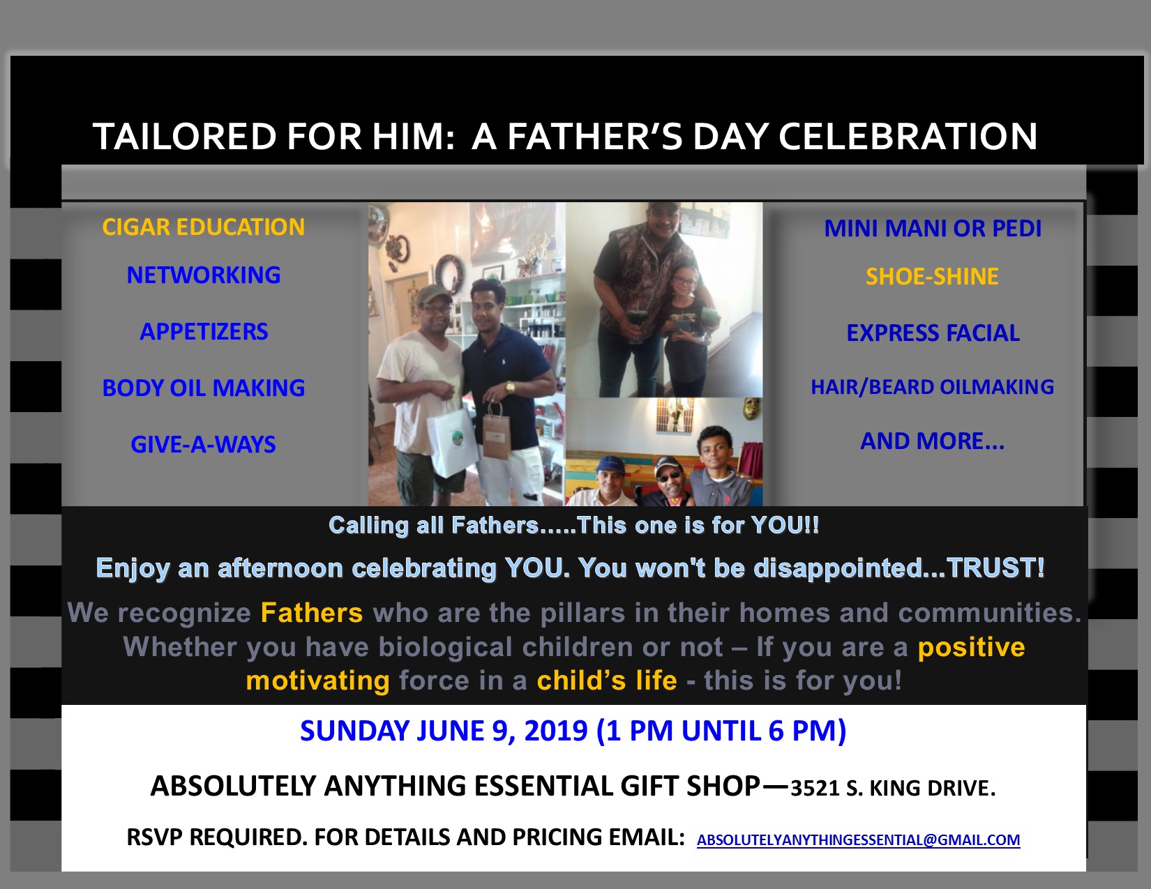 Men's Day: Tailored for him