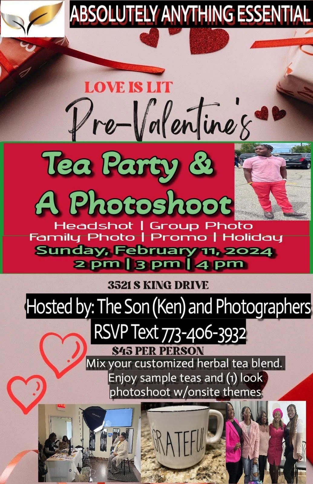 Love is Lit Tea and A Photoshoot