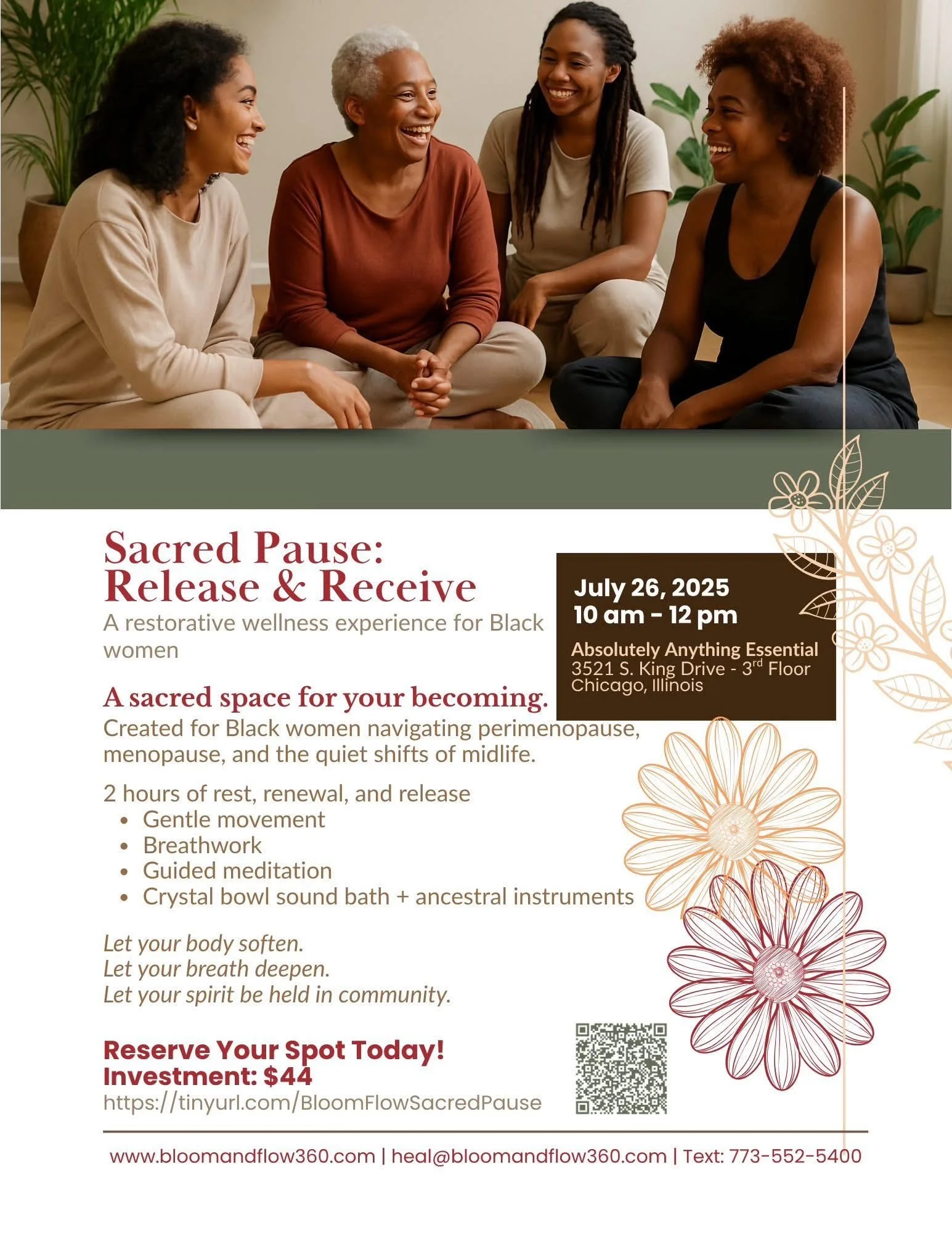 Sacred Pause: Release and Receive