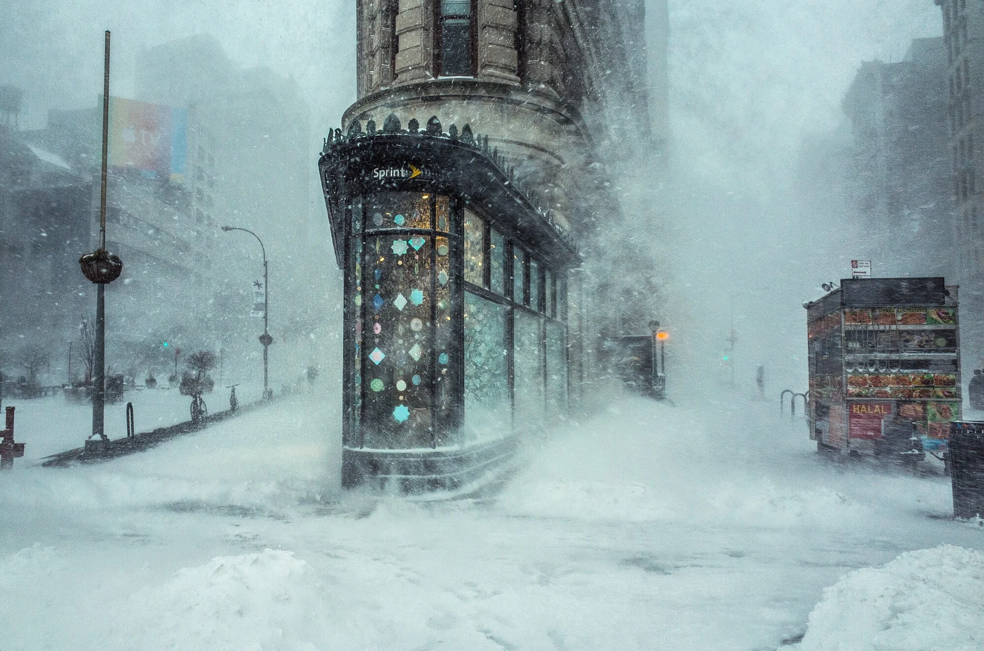 Flatiron Building in the Storm