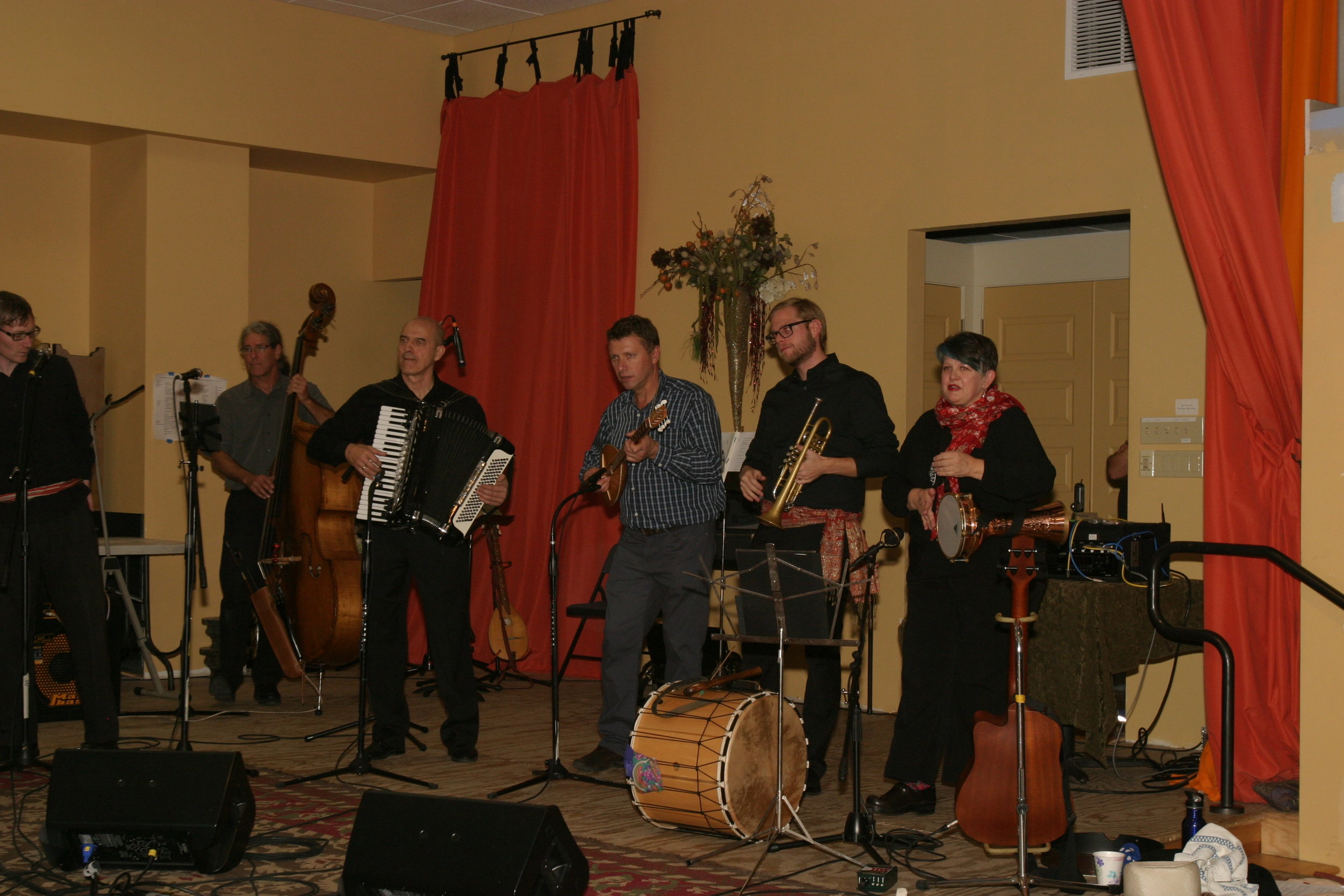 Boulder Balkan Bash 2016: Some Planina members and guest artists