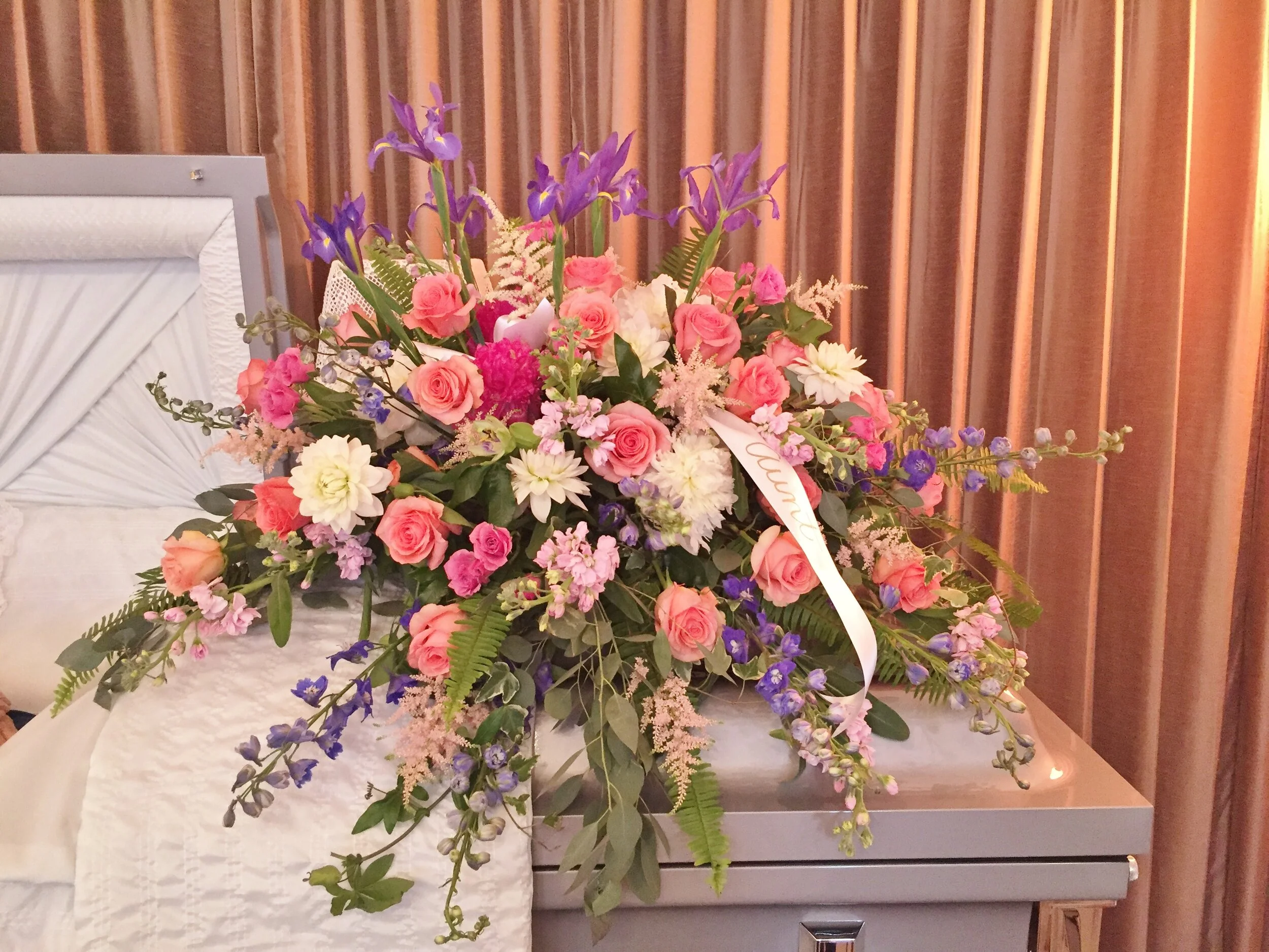 Pinks casket flowers.JPG