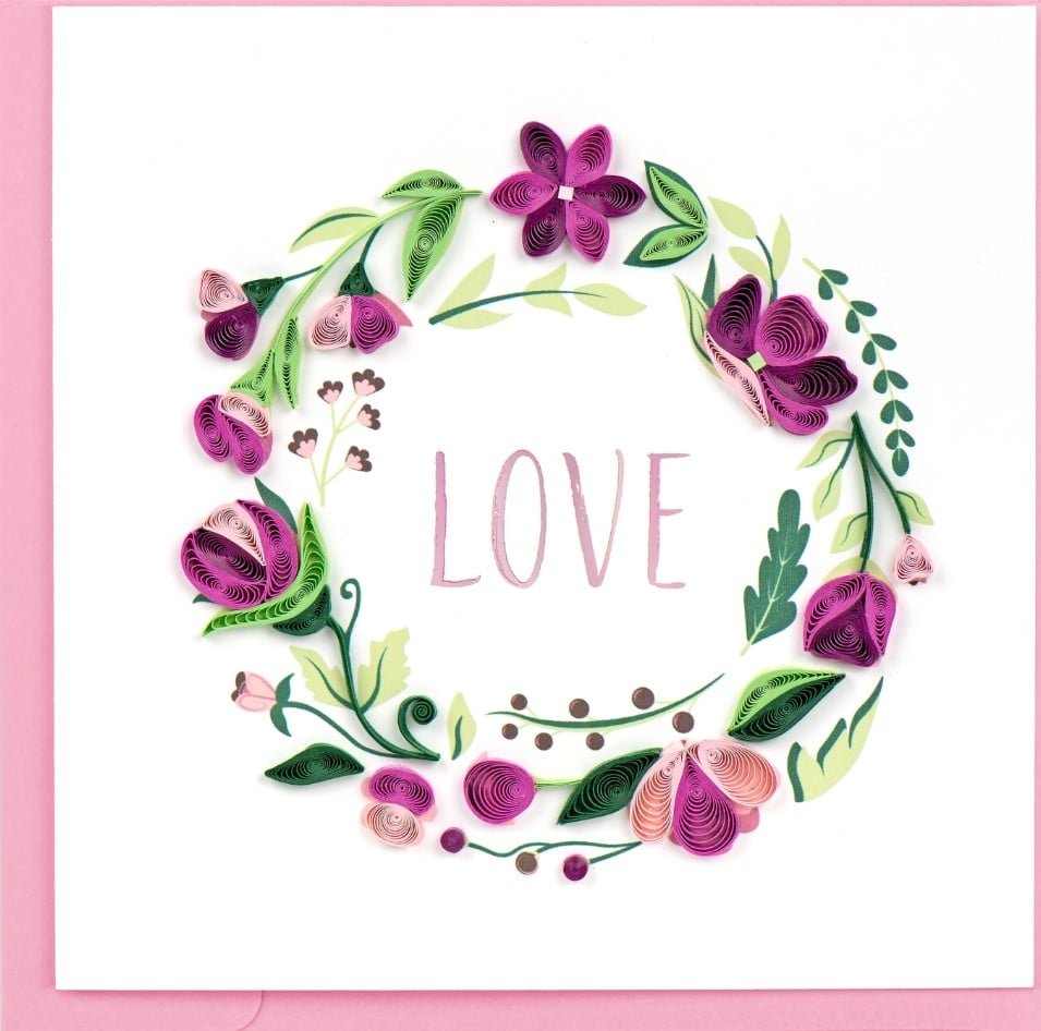 Quilled Greeting Card