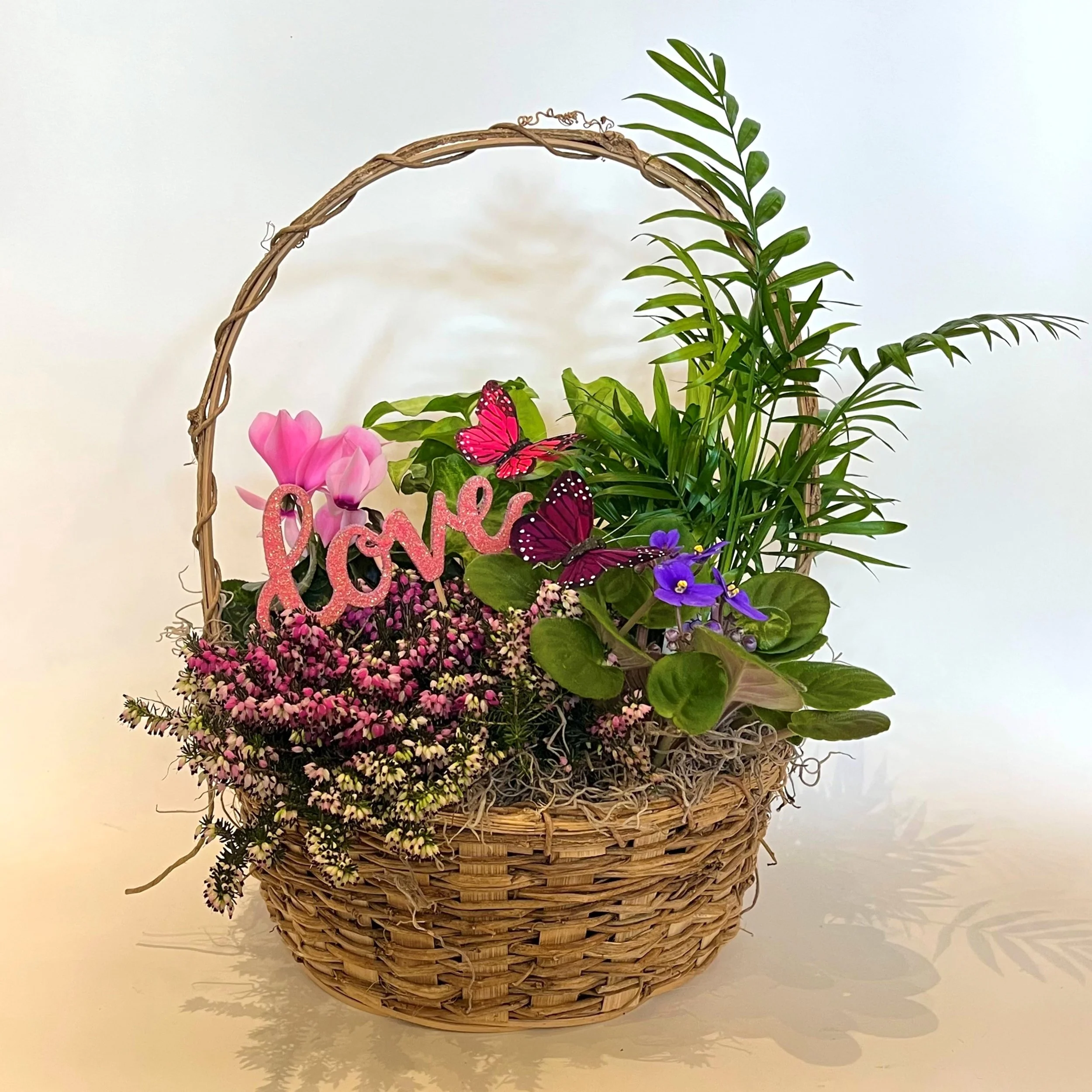 Valentine's Day Plant Basket