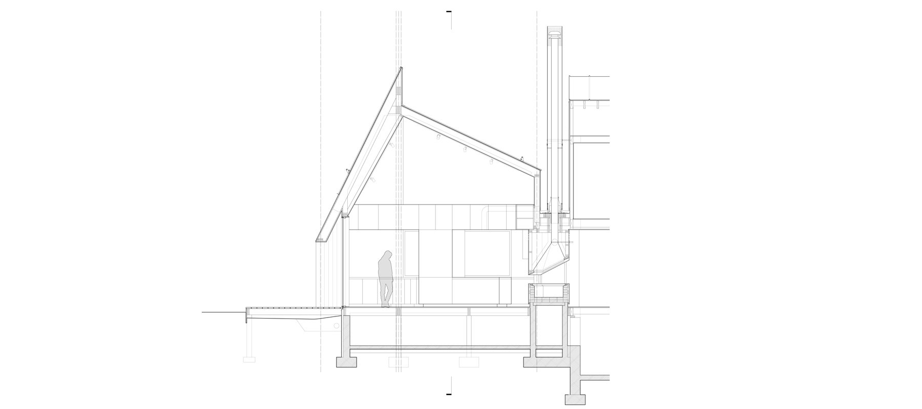  ................ section through new kitchen ................ 