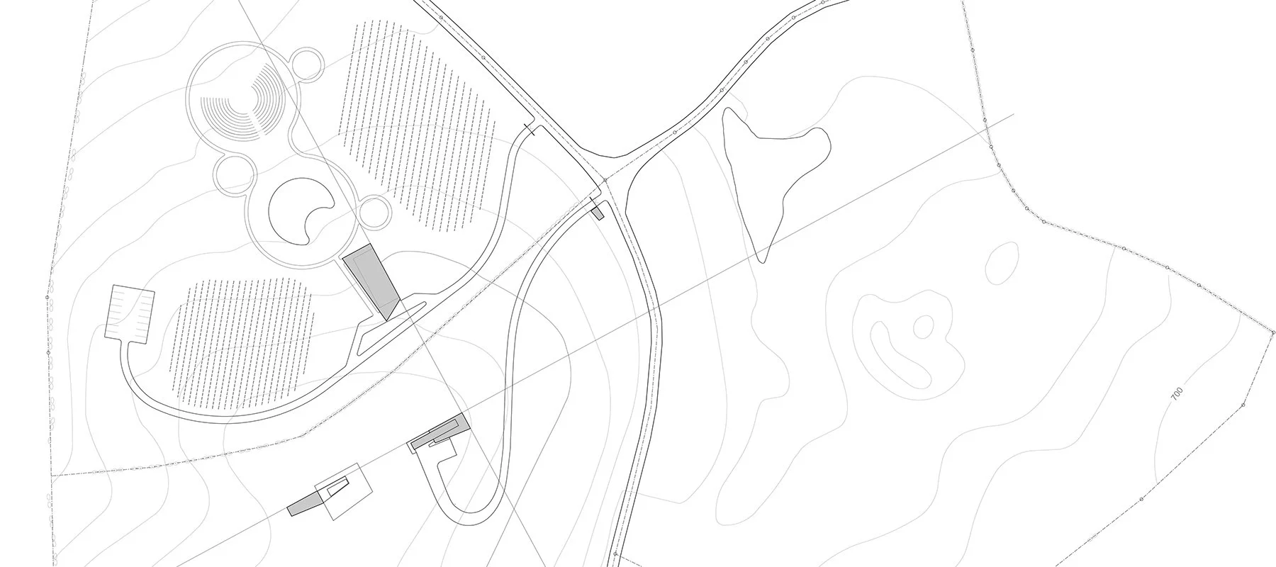 ................ site plan ................