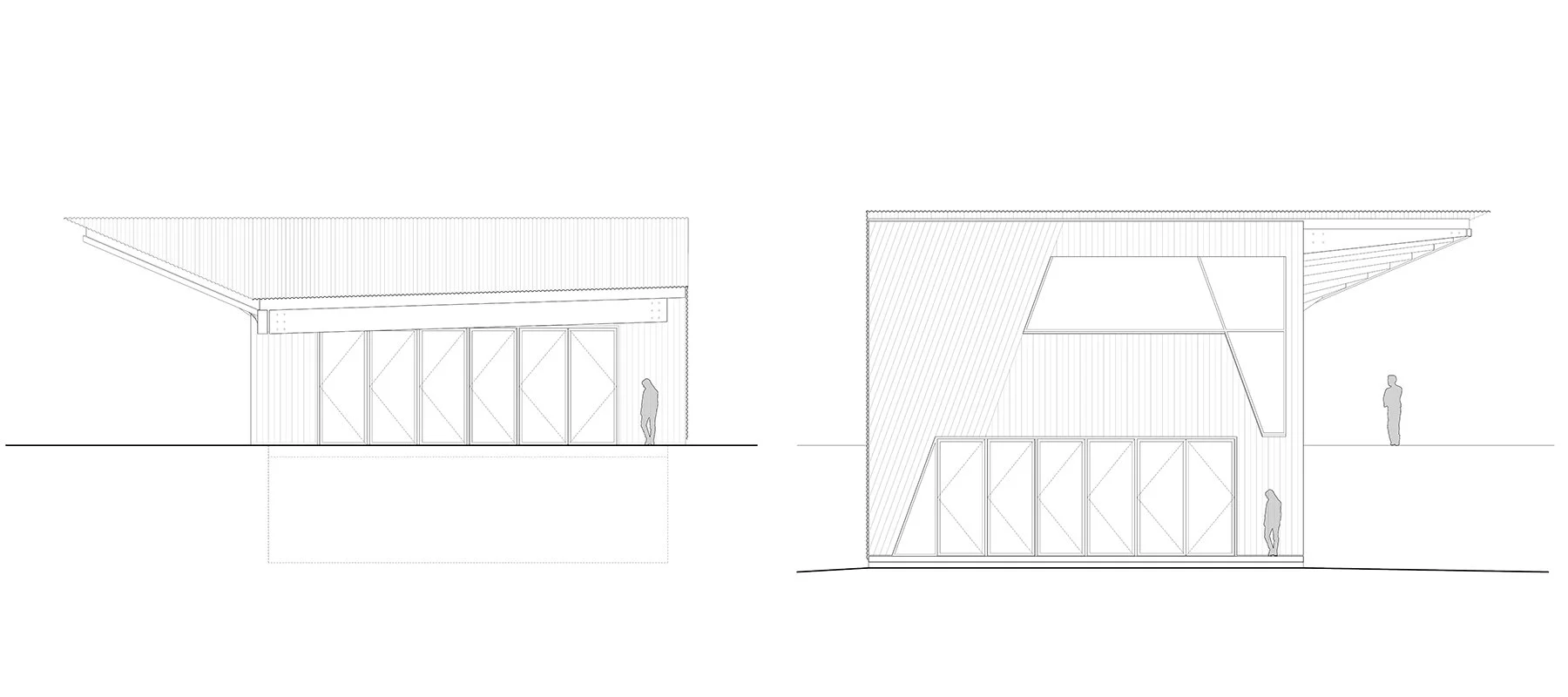 ................ east and west elevations ................
