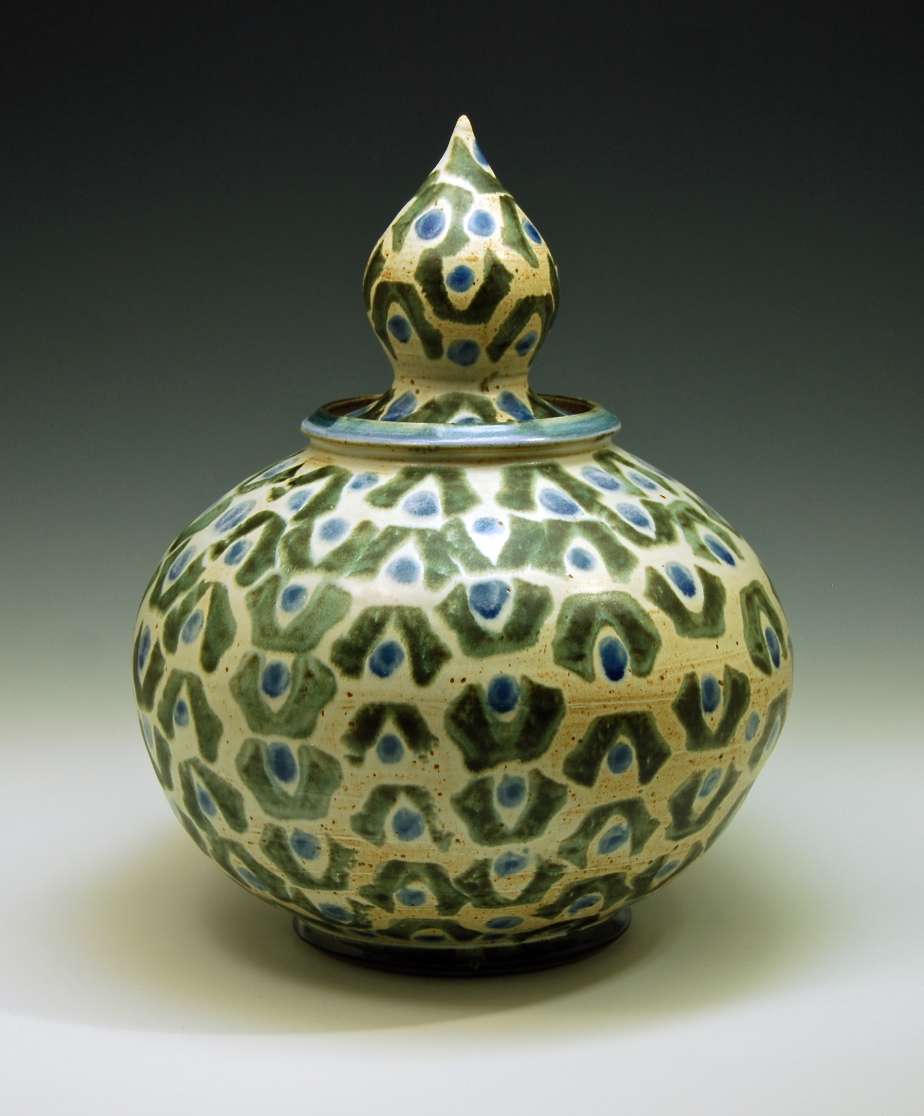 Persian Style Covered Jar