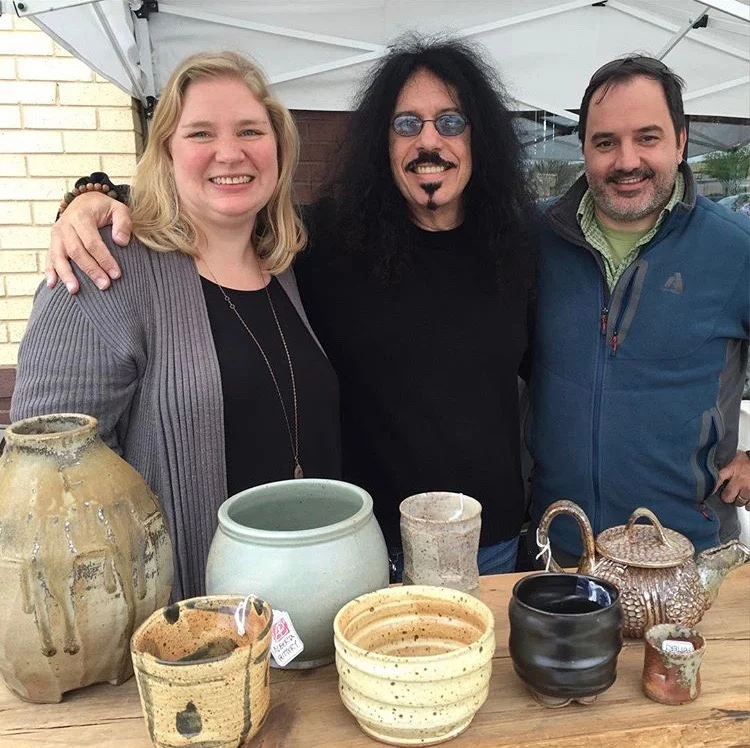 Frankie Banali of Quiet Riot visited our pop-up and added our work to his collection in 2016