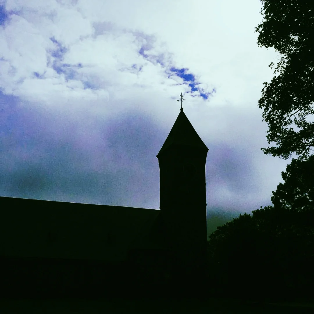 Clock Tower in Clouds