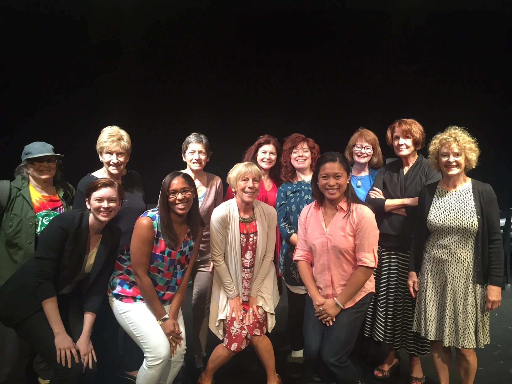 The "Daytime" Playwright Presenters: Vannessa Greenleaf, Fabiola Decius, Kelly DuMar, Mara Elissa Palma, Carole Frohlich, Li nda Hanley Finigan, Anne Marilyn Lucas, Ly nda Blair Vernalia, M. Lynda Robinson, Debbie Wiess, Sue Huggans, Wokie Kajota (also, not pictured here Cassie Seinuk & Mickey Coburn)