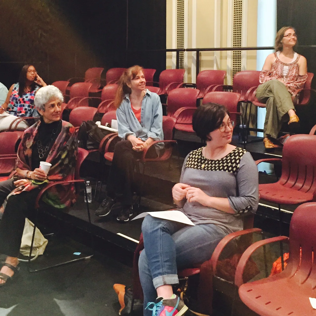 Playwrights from left: Fabiola Decius, Andrea Fleck Clardy, Phyllis Rittner and Cassie Seinuk