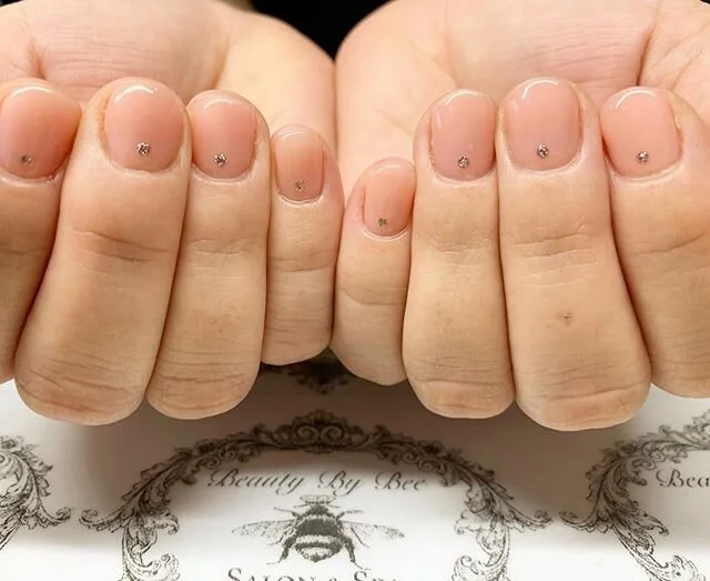 ✨Fresh new set of nails with a little bling!! ✨ @brittybrock so good to see you again 🥰 #nailsofig #beautybybeesalonandspa #mani #gelmani #luminarynailsystems #wildomarnails #lakeelsinorenails #murrietanails #canyonlakenails