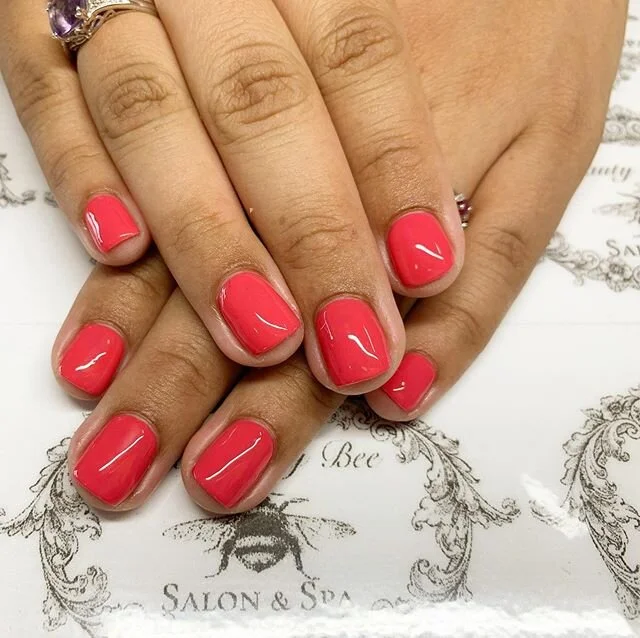 💜So fresh and so clean! 💜  #mani #Gelmani #babyshowernails #wildomarnails #lakeelsenorenails #murrietanails #nailsofig #beautybybee @mrsknguyen_16