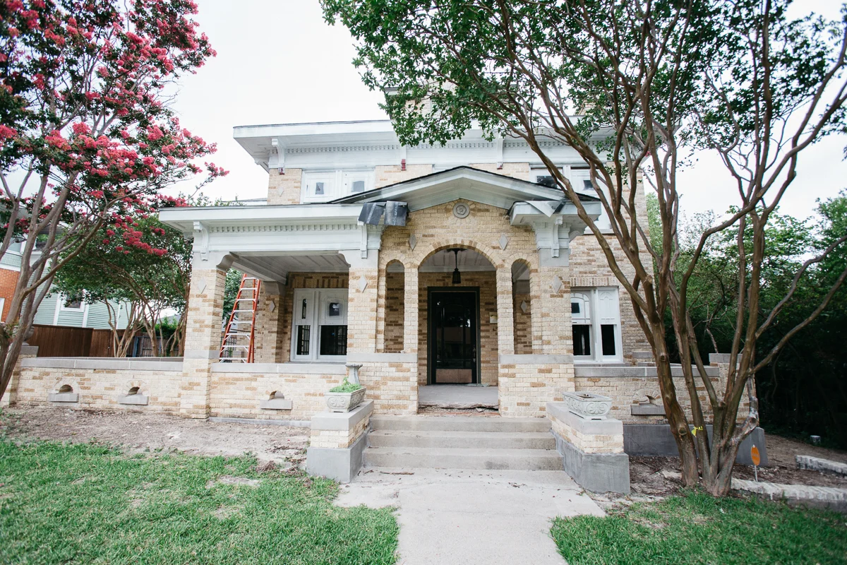 An iconic home right as you hit the downtown McKinney square.