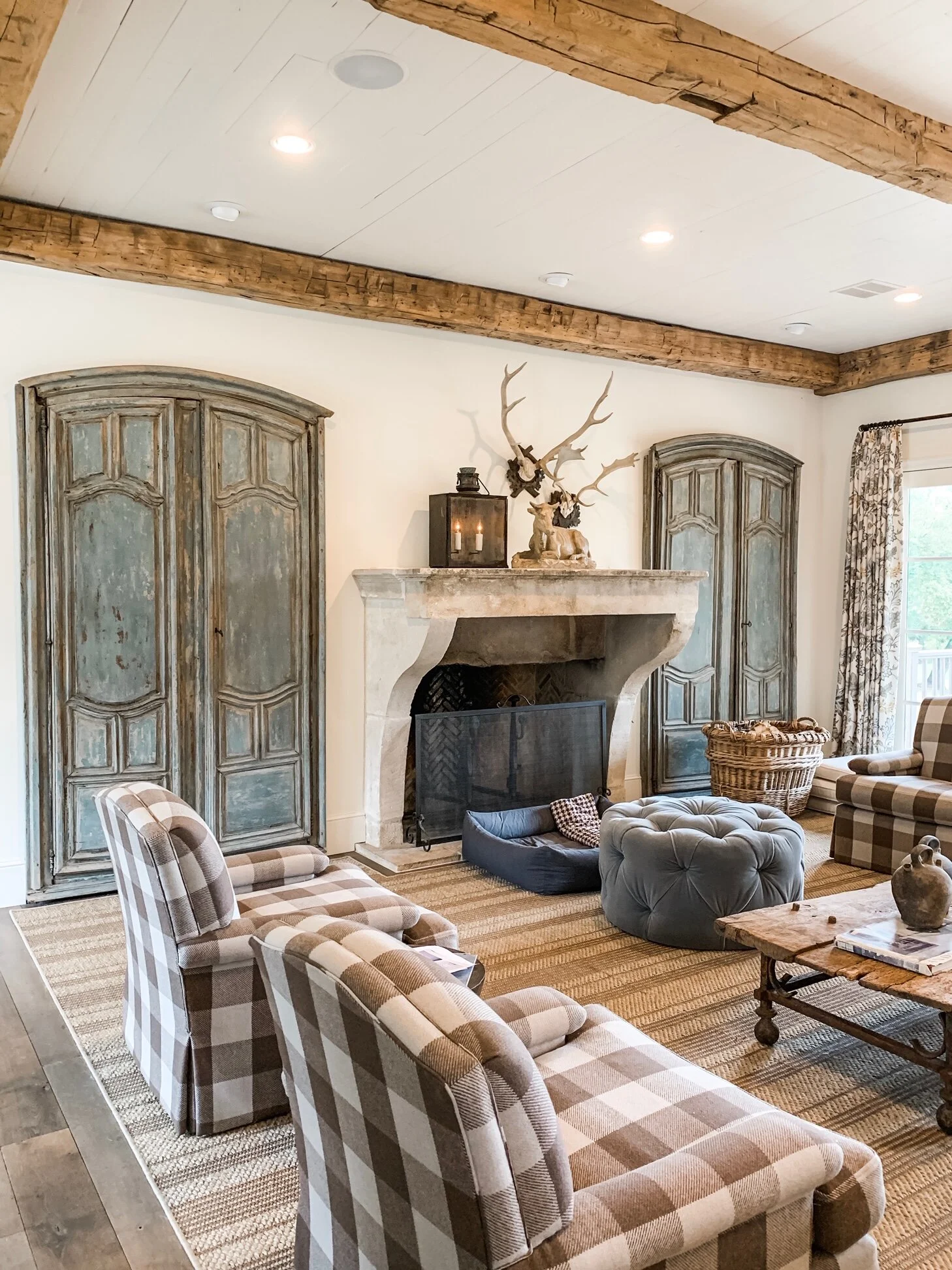 Photography by Kaci lyford . design by Lisa Luby Ryan . Shop antique fireplace mantels onine at east end salvage .