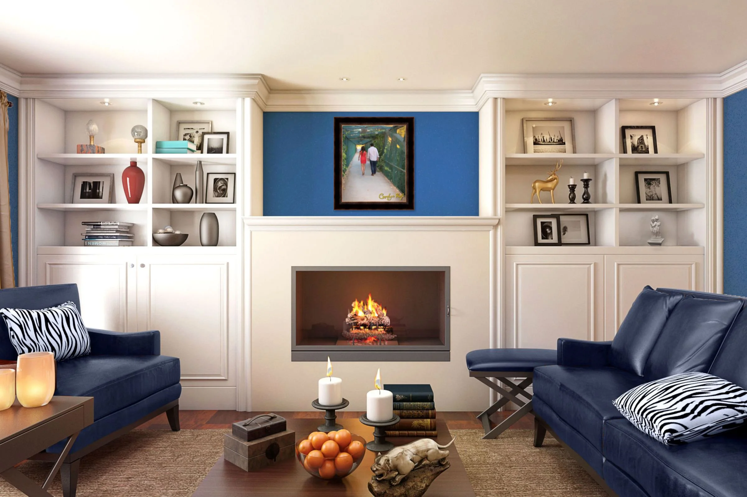 Couples Portrait on Canvas