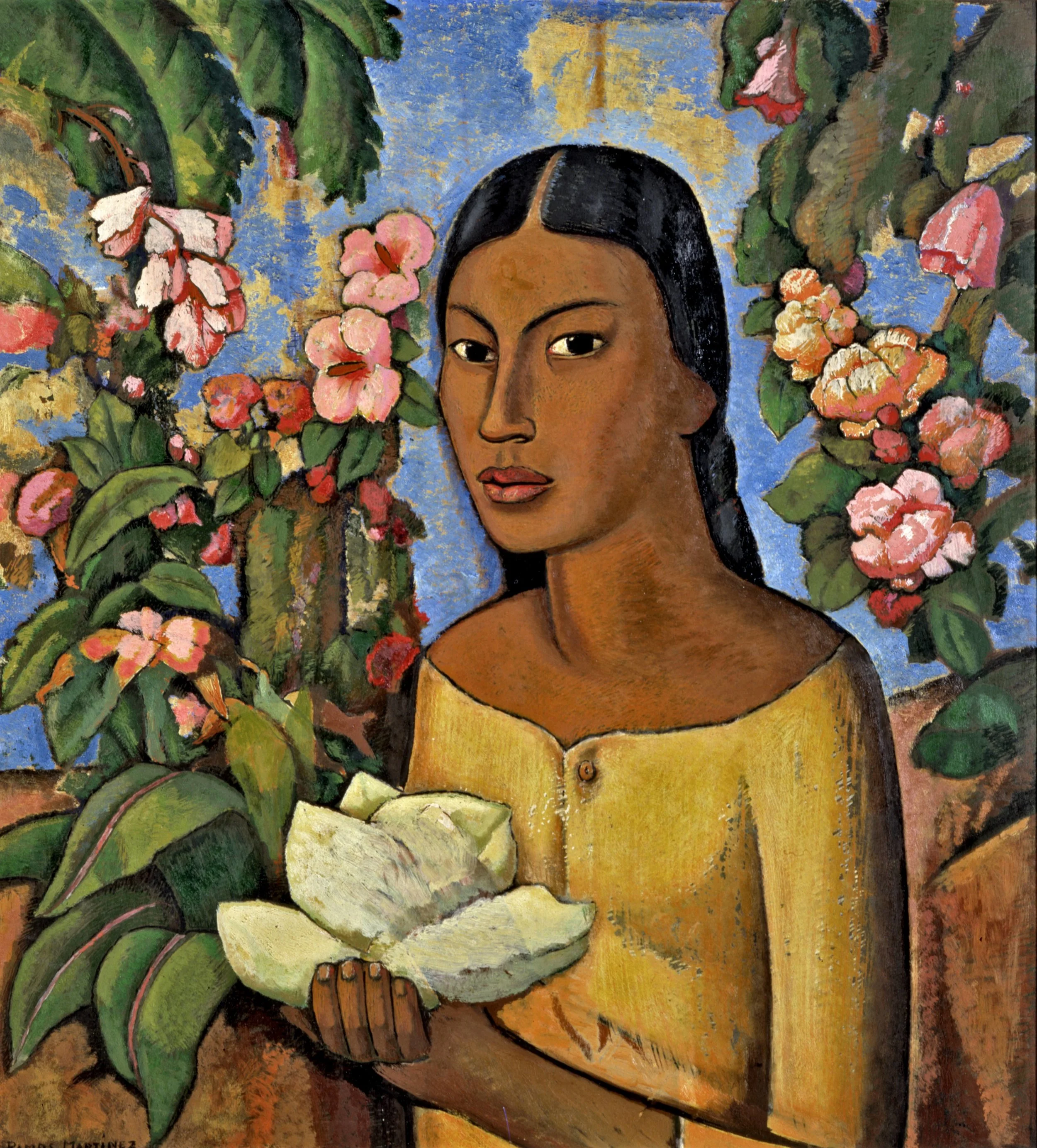 India Xóchitl / Indian Woman, Xochitl ca. 1930 oil on panel / óleo sobre panel 26.4 x 24 inches / 67 x 61 centímetros Private collections