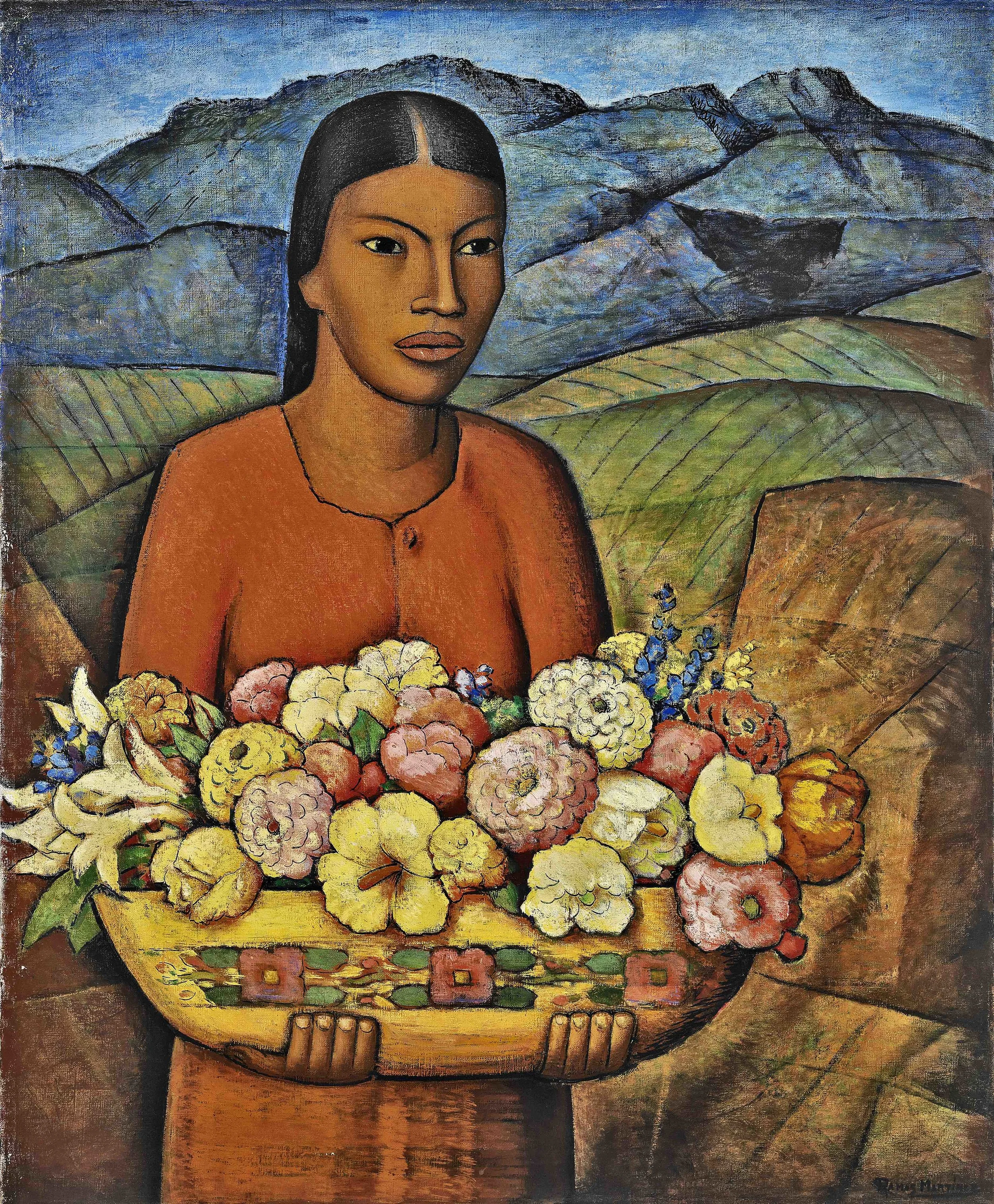 Florida Mexicana ca. 1936 oil on canvas / óleo sobre tela 36 x 30 inches / 91.4 x 76.2 centímetros Private collection