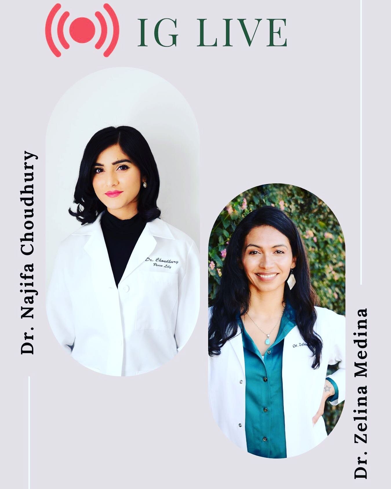 Tune in this coming Friday at 230 PT for an IG live interview with @dr.peacelily !!

We will be talking all things acupuncture, cupping and CBD!

Join us and ask questions as well! 

#Acuvida #DrZelinaMedina #Acupuncture #AcuVidaAcupuncture #CBD #Nat