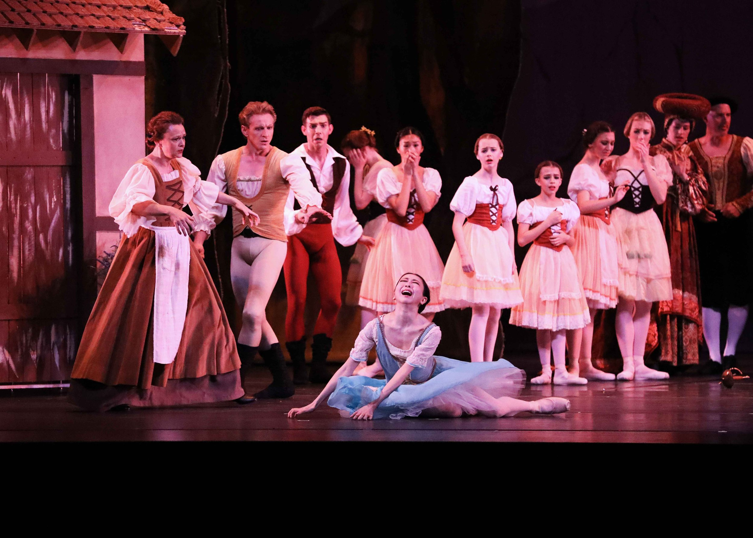  Giselle tragically dies of a broken heart. 