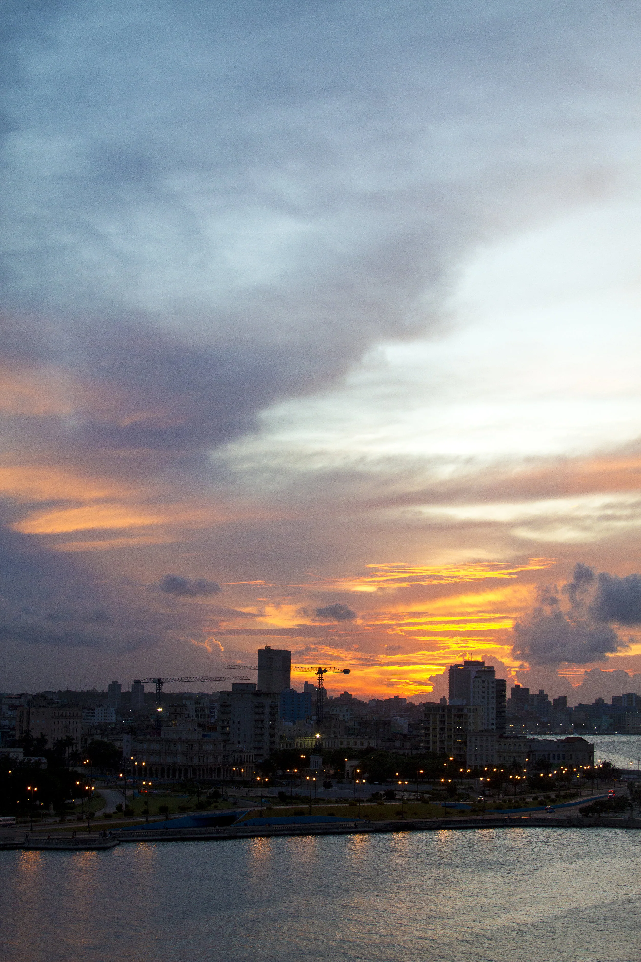 Havana at sunset from Fortaleza de San Carlos de la Cabaña