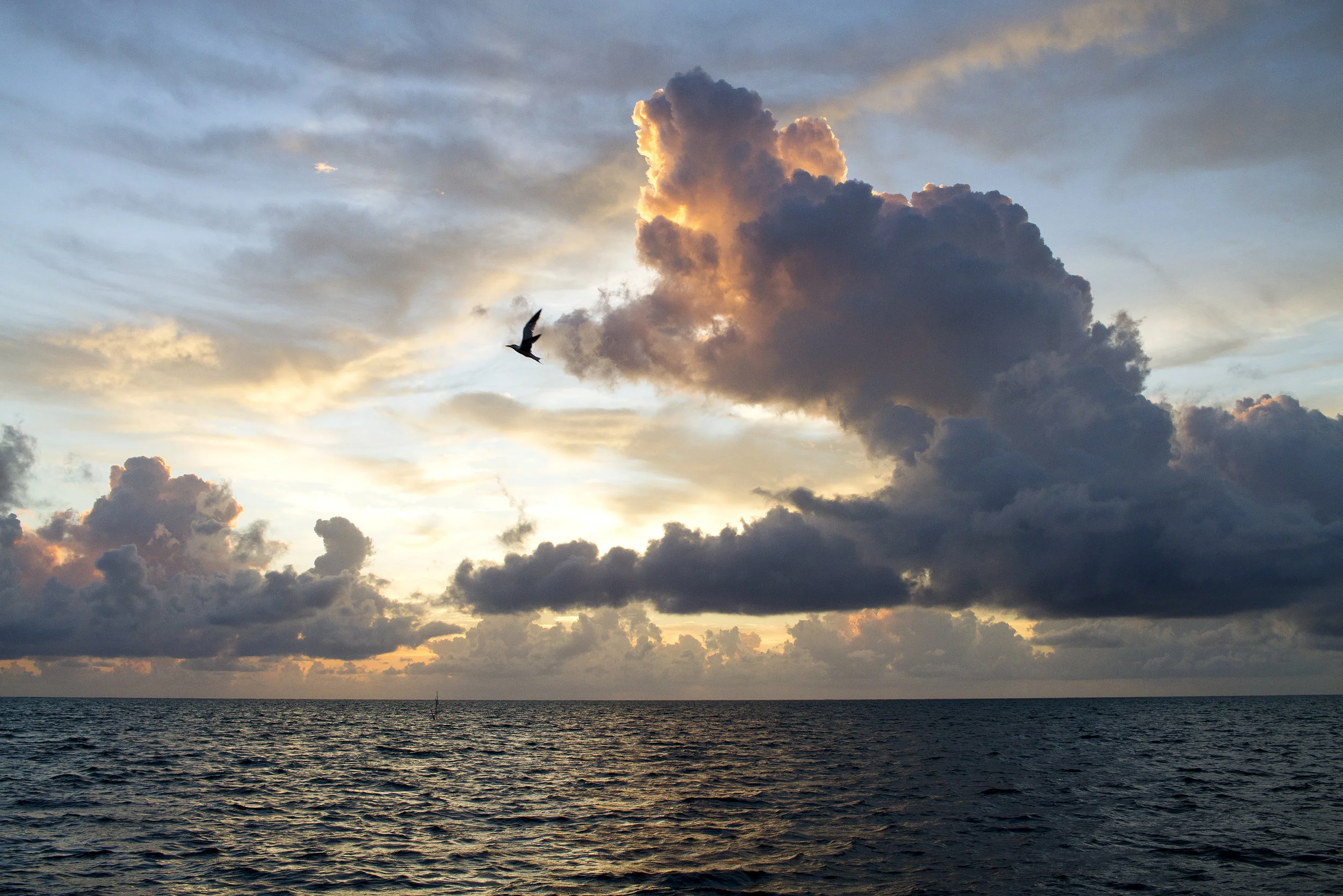 Sunset on Caye Caulker